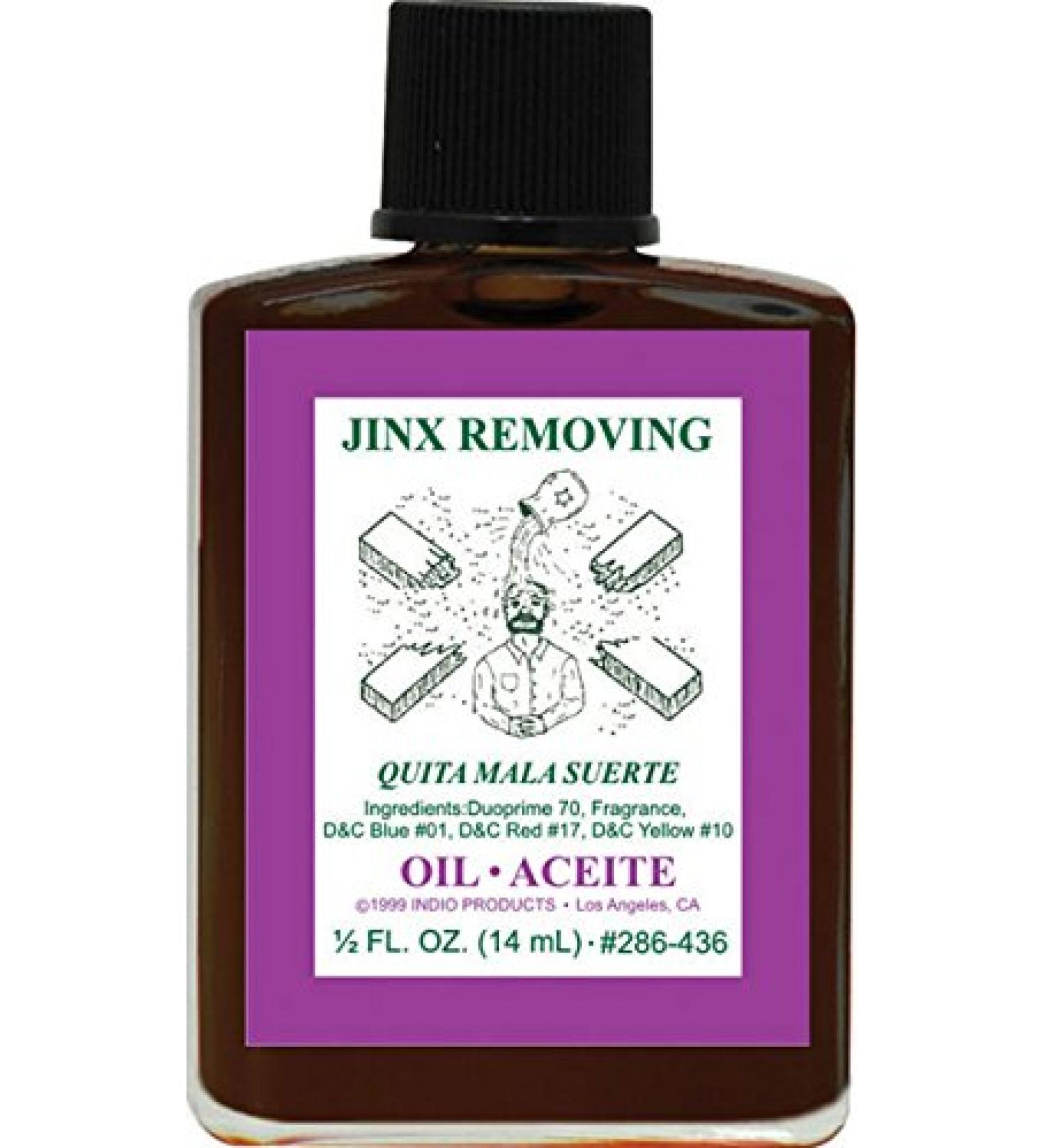 (1Pack) Indio Products Spiritual Anointing Oil- Jinx Removing 1/2oz