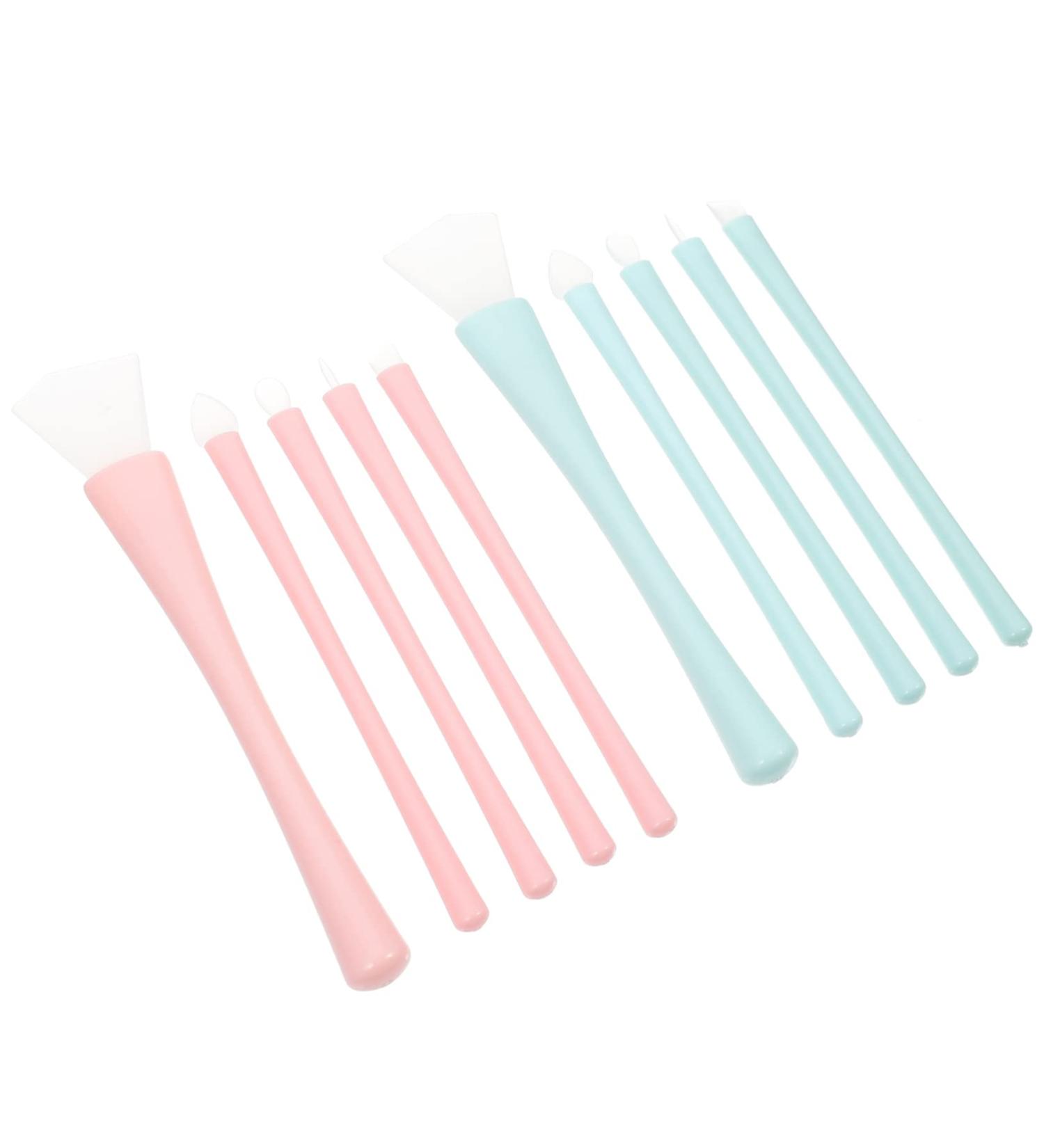 Beavorty 2 Sets Silicone makeup brush eye makeup applicator lip applicator silicone makeup applicator Lip Makeup Brush Liner Brush make up concealer brush Silica gel - Buy Online on GoSupps.com