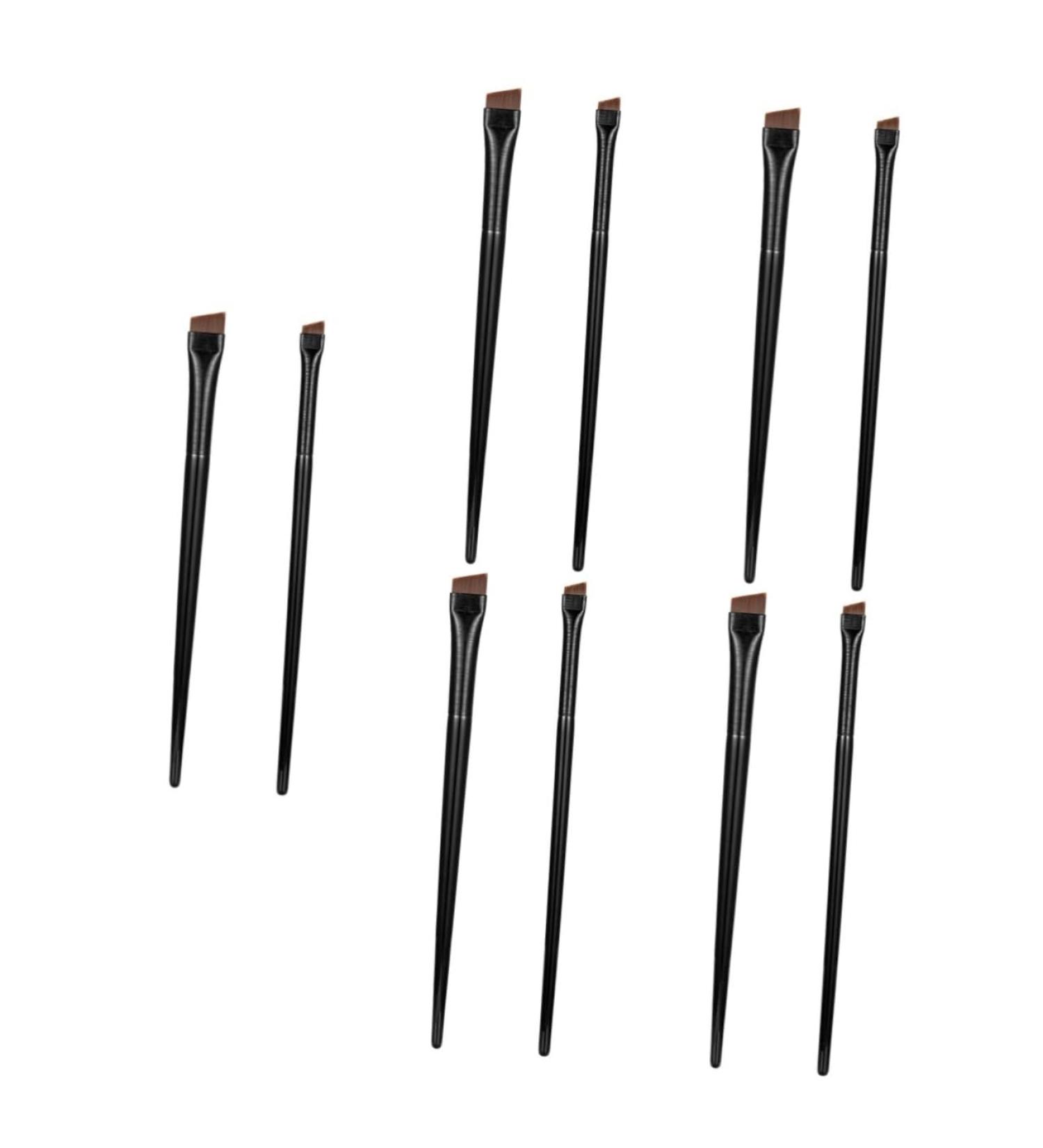 Baluue 15 Sets Ultra Thin Eyeliner Wood Eyebrow Brush Eyebrow Black Women Eyebrow Brush - Buy Online on GoSupps.com