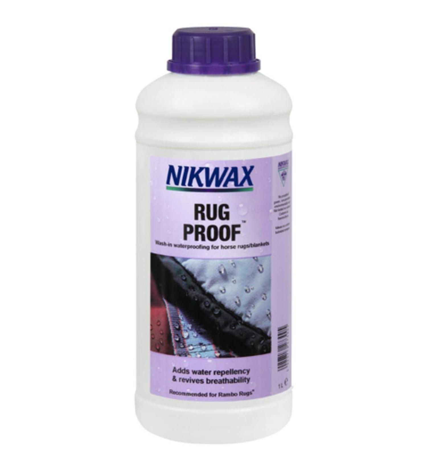 Nikwax Rug Proof Wash-In Blanket Proofer 1L - Waterproofing Solution for Horse Blankets - Buy Online on GoSupps.com