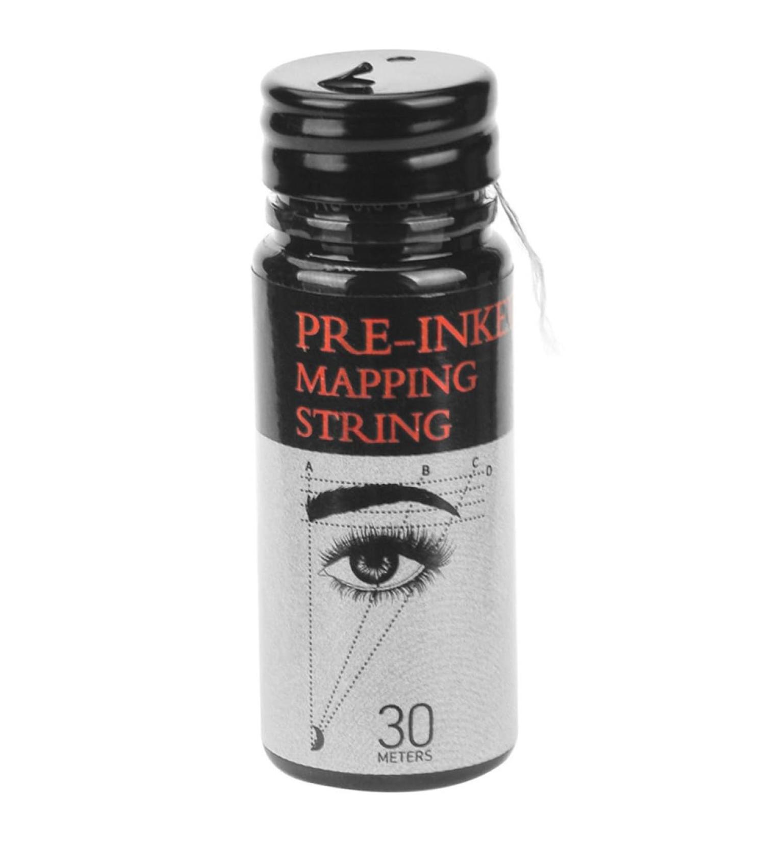 Didiseaon Eyebrow Ink Black Line Eyebrow Measure Tool Eyebrow Mapping Tool String Eyebrow Trimming - Buy Online on GoSupps.com