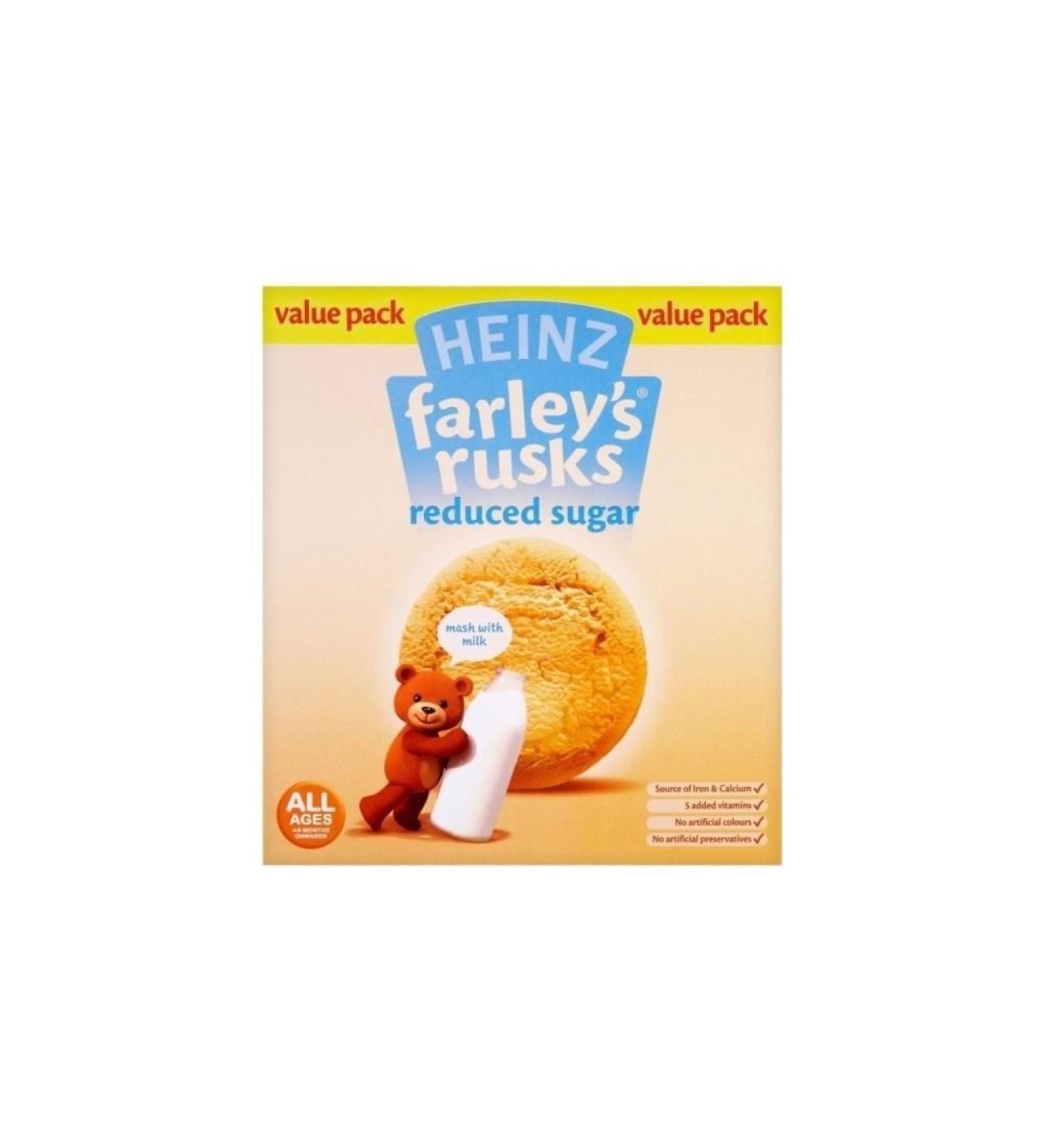 HEINZ Heinz Farley's Rusks Reducing Sugar 4 Months+ (18 per pack - 300g)