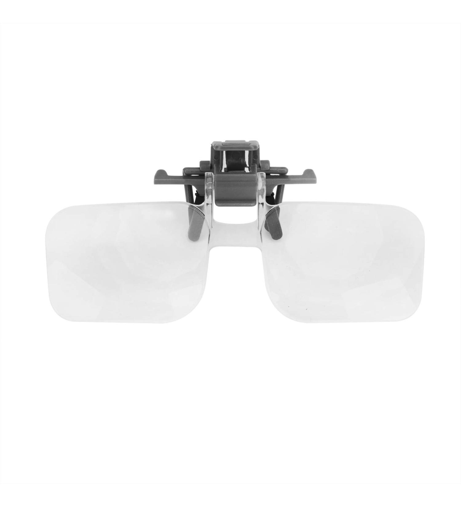 Clip-On Flip-Up Reading Glasses 60mm Magnifying Glasses for Close Work Sewing & Watching Black International Shipping Available - Buy Online on GoSupps.com