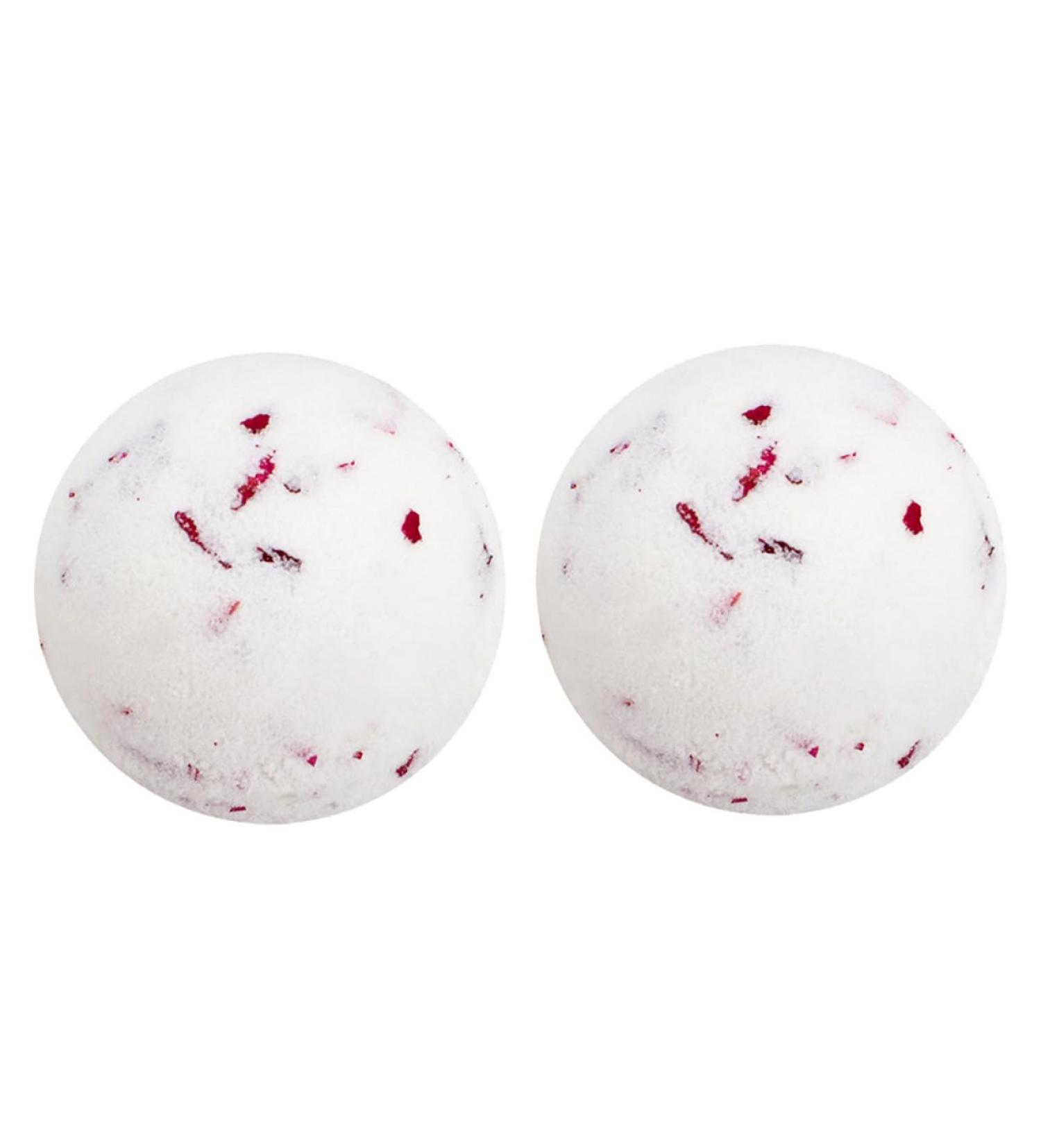  HAPINARY 2pcs bubble bath ball milk BIO pearl rose petals essential oil bombs bath bombs maker take bubble bath sea salt - Buy Online on GoSupps.com
