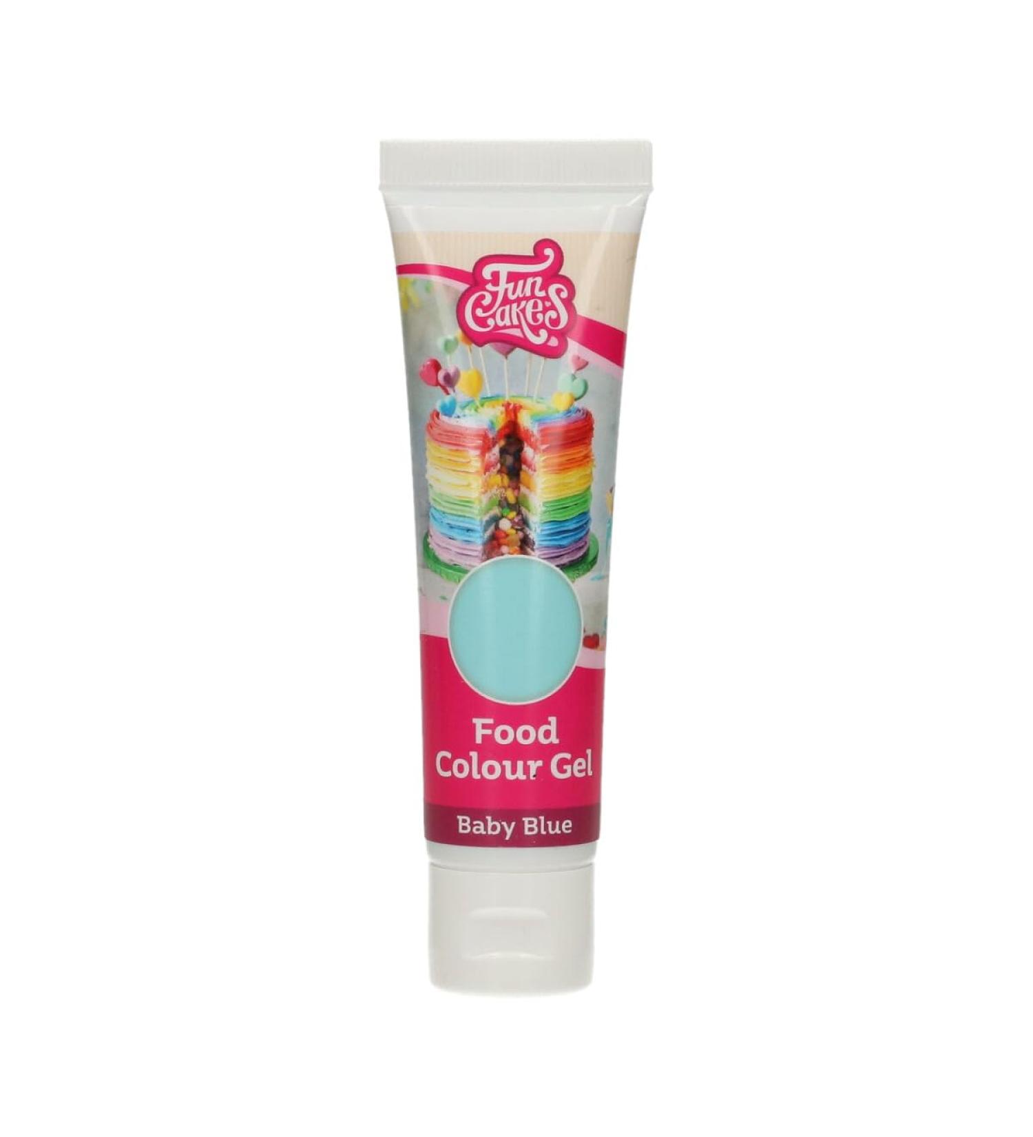 Funcakes Baby Blue Food Color Gel - Highly Concentrated Halal 30g for Dough Cream Fondant & More - Buy Online on GoSupps.com