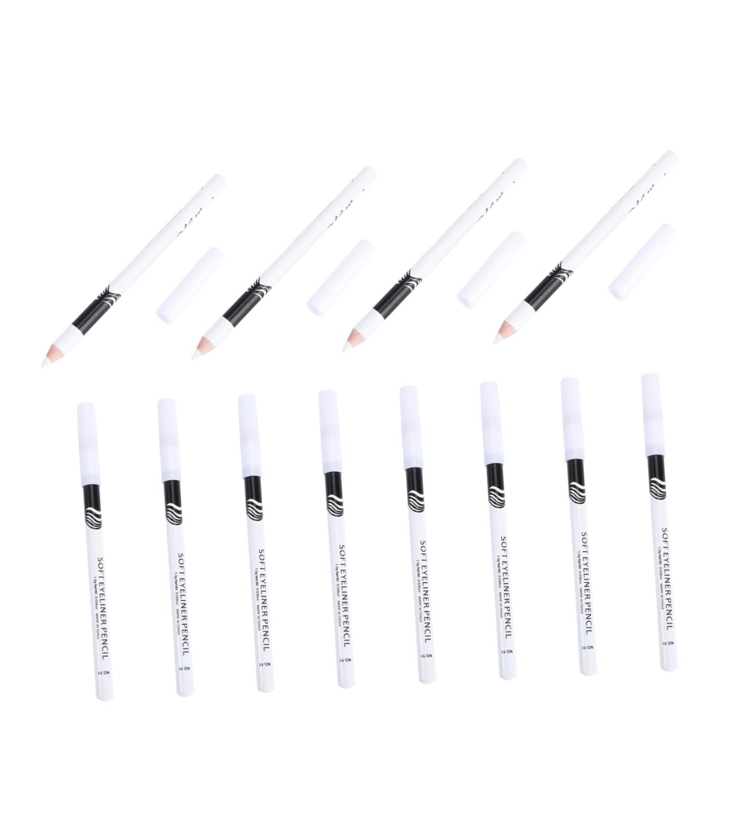 SHERCHPRY 12pcs Eyeliner Pencil White Outfits Liquid Highlighter White Makeup Eyebrow Filler Pen Makeup Pen Eyebrow Liner Silkworm Pen Makeup Eyeliner Applicator Pencil Case Cosmetic Women's - Buy Online on GoSupps.com