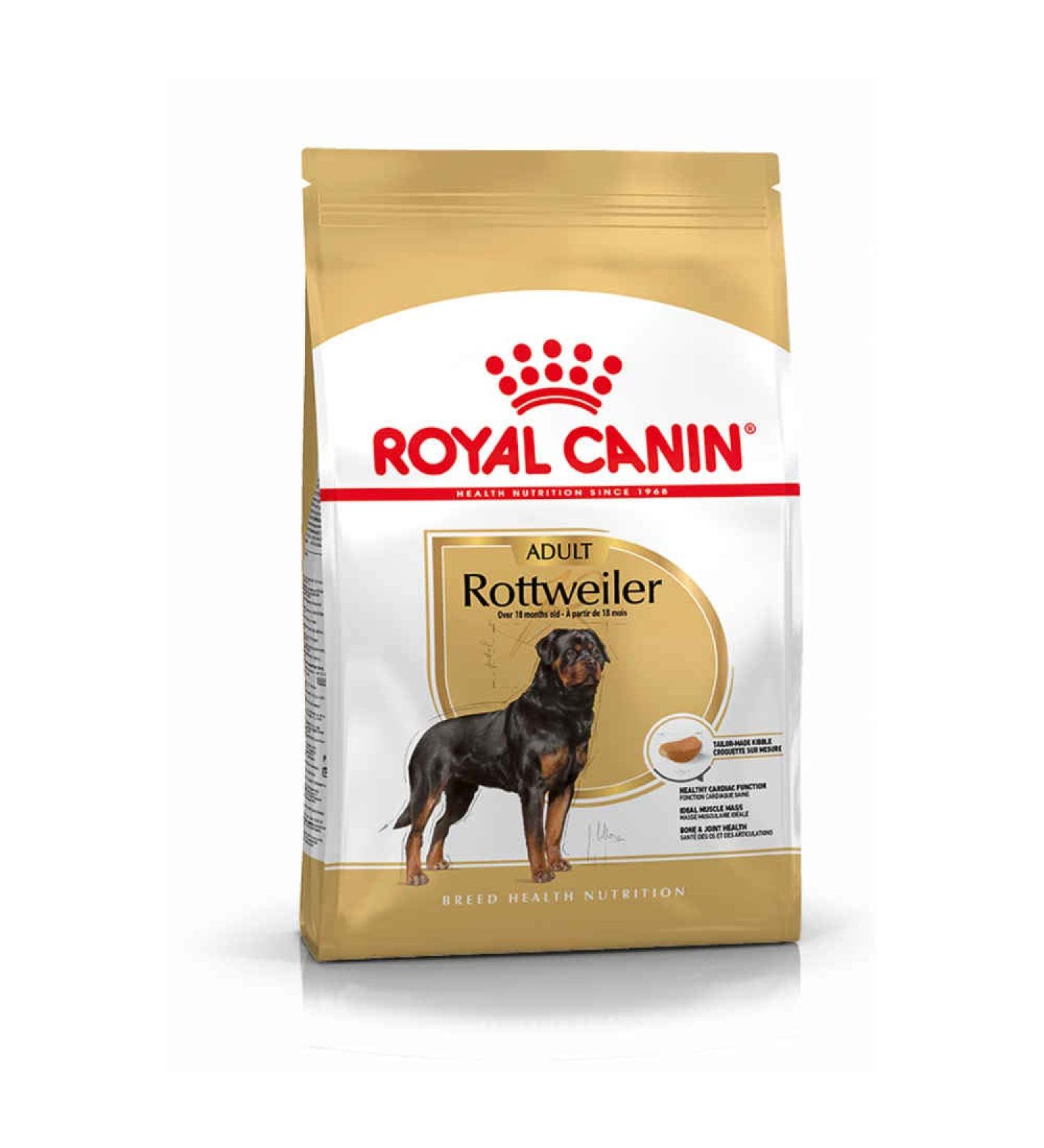 Royal Canin Breed Nutrition Rottweiller 26 - Croquettes 12 kg - Buy Online on GoSupps.com