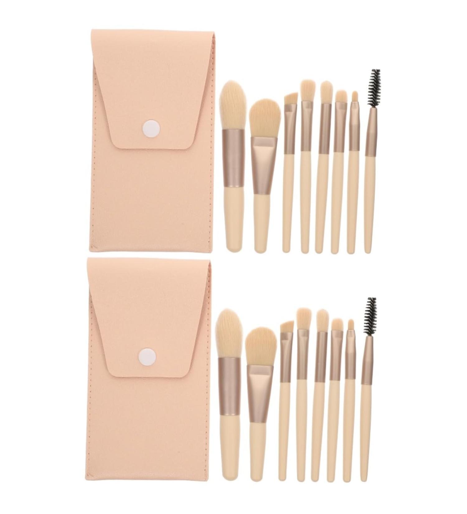 FOMIYES 2 Sets Travel Makeup Brushes Women Favor Beauty Eyeshadow Brush Women Makeup Supplies Travel Kits for Women Blush Brush Face Makeup Brush Cosmetics Concealer Brush Miss Pu Mini - Buy Online on GoSupps.com