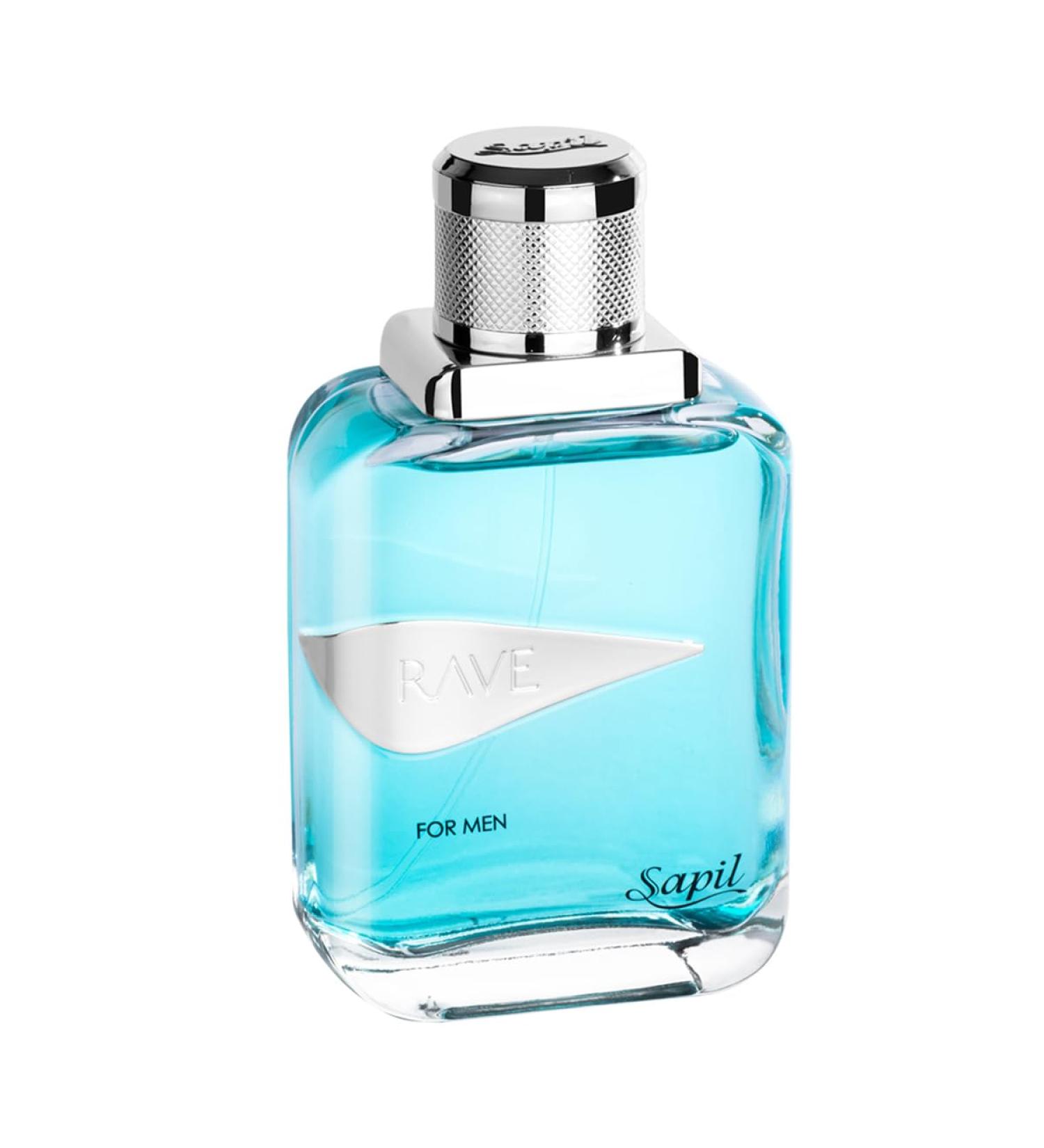 Sapil Rave Perfume for Men - Long-Lasting Dubai Perfume - Fresh Spicy Aromatic EDT - 3.4 Oz (100 ml) - Ideal Arabic Cologne for Daily Wear - Buy Online on GoSupps.com