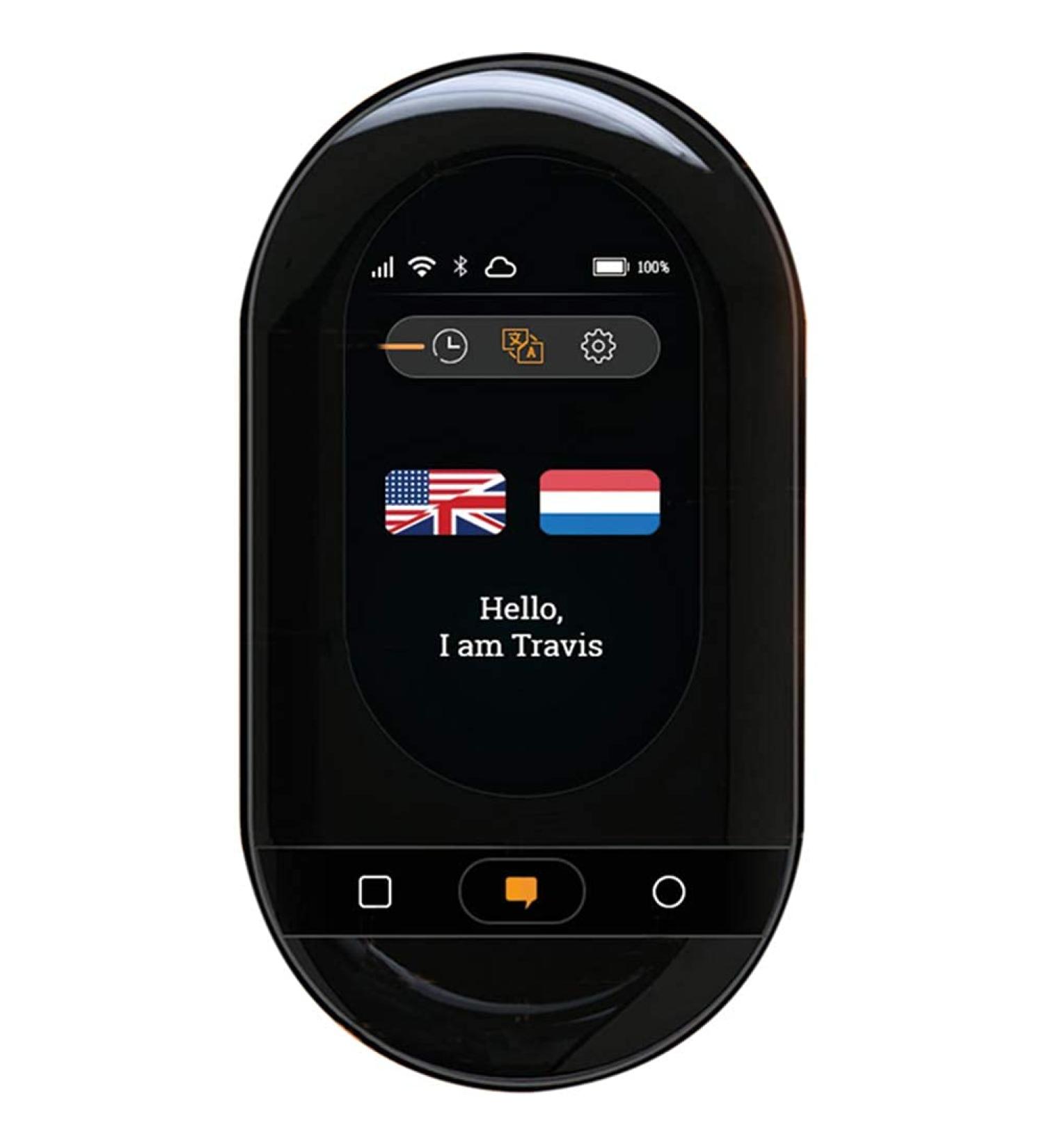 Smart Language Translator Device Two Way Instant Voice Translator 2.4Inch HD Touch Screen Supports 155 Languages for Travelling Learning Business Good Times - Buy Online on GoSupps.com