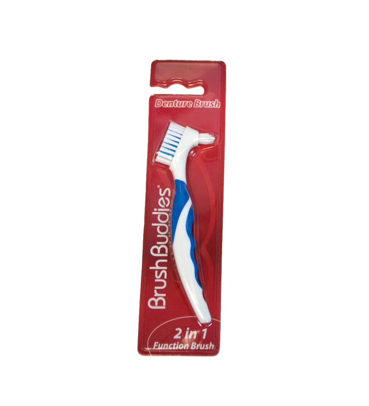 Denture Brush by Brush Buddies - Gentle and Effective Cleaning Tool - Buy Online on GoSupps.com
