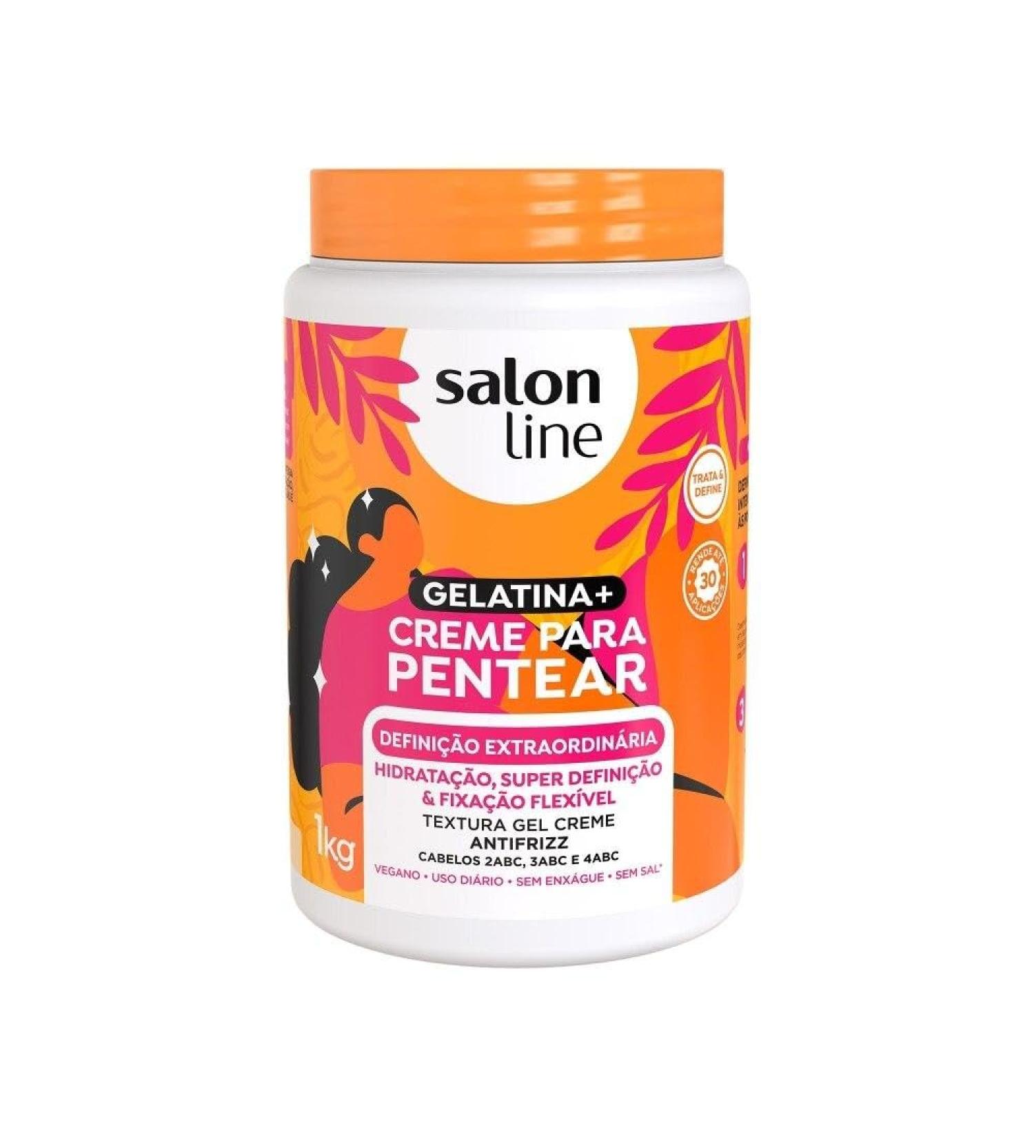 Salon Line Combing Cream - Extraordinary Definition Gelatin 1000g | International Shipping Available - Buy Online on GoSupps.com
