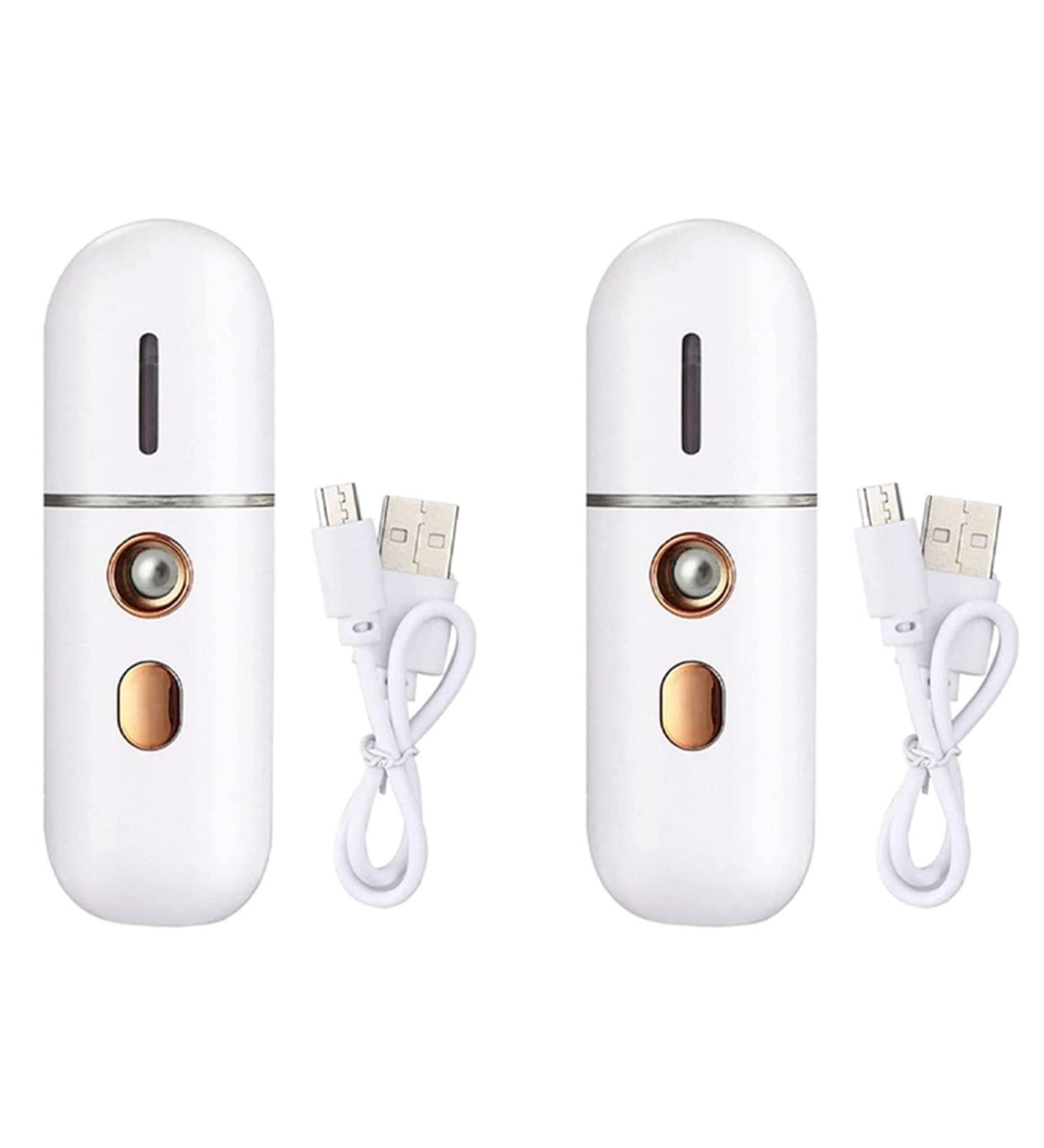Soaying 2X Portable Steamer Mini USB Humidifier Nano Sprayer Handy Face Steamer Mist Machine - Buy Online on GoSupps.com