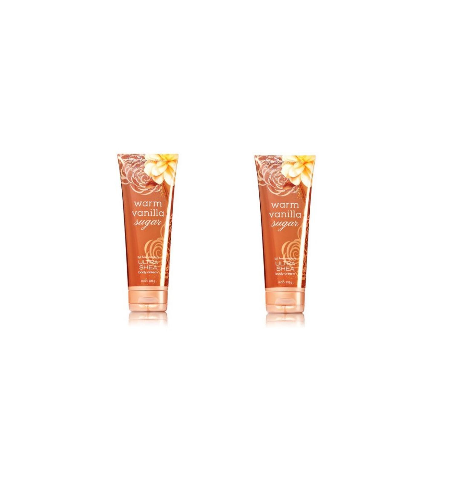 2PK Bath & Body Works Warm Vanilla Sugar Ultra Shea Body Cream