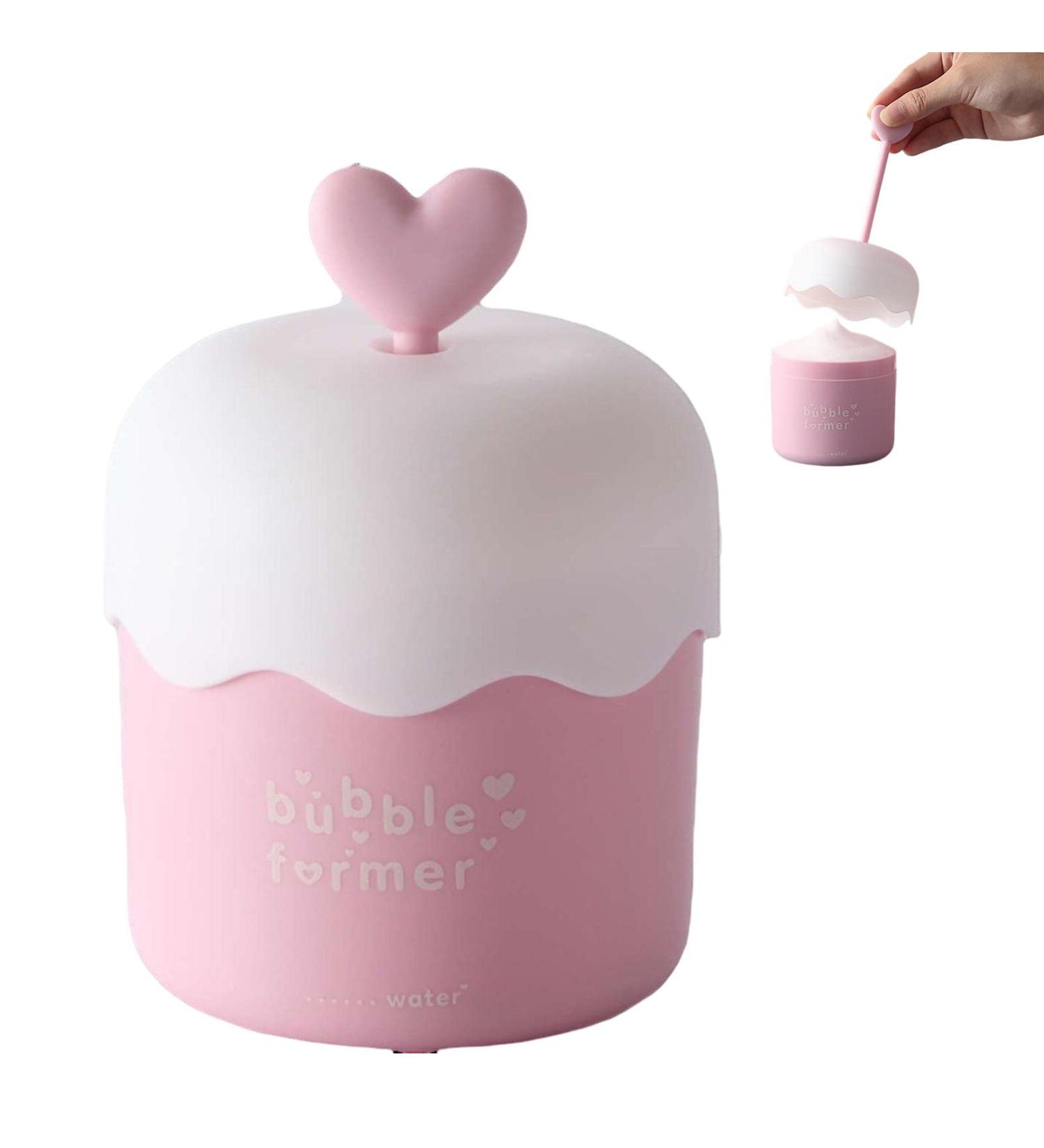 WANAONE Face Wash Foam Maker Cleanser Foam Cup Marshmallow Whip Maker Skin Care Whip Bubble Maker Face Wash Foamer Deep Skincare Cleaner Tools for Home Travel(Pink) - Buy Online on GoSupps.com