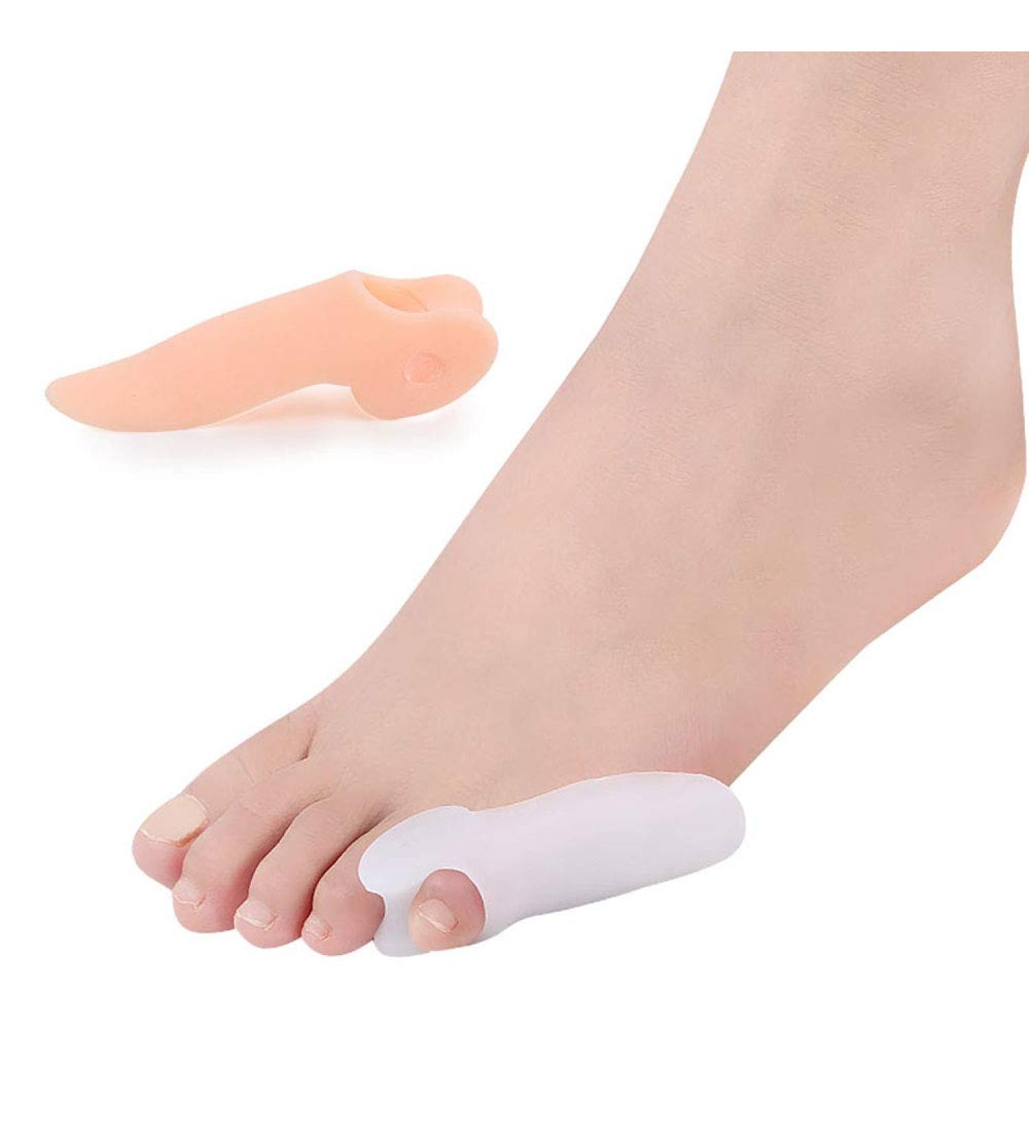 Buy Hallux Valgus Corrector for Toe Inflammation - Day Use White/Skin Colored 1 Pair - International Shipping Available - Buy Online on GoSupps.com