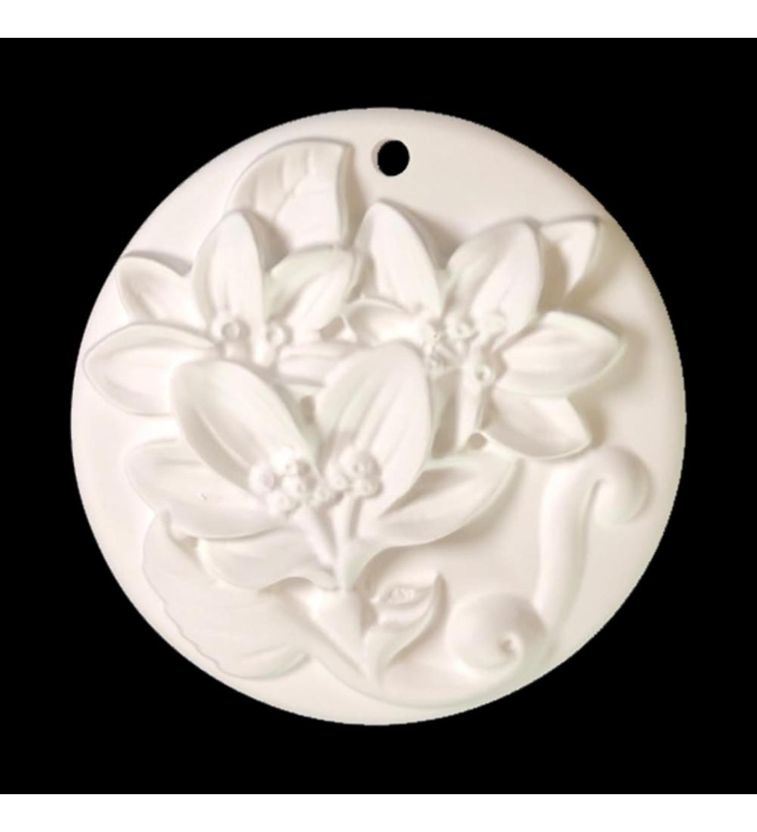 Mini Essential Oil Diffuser - Flower Pattern Aroma Diffuser for Yoga Living Room & Bathroom | Plaster Crafts & Fragrance Ornament - Buy Online on GoSupps.com