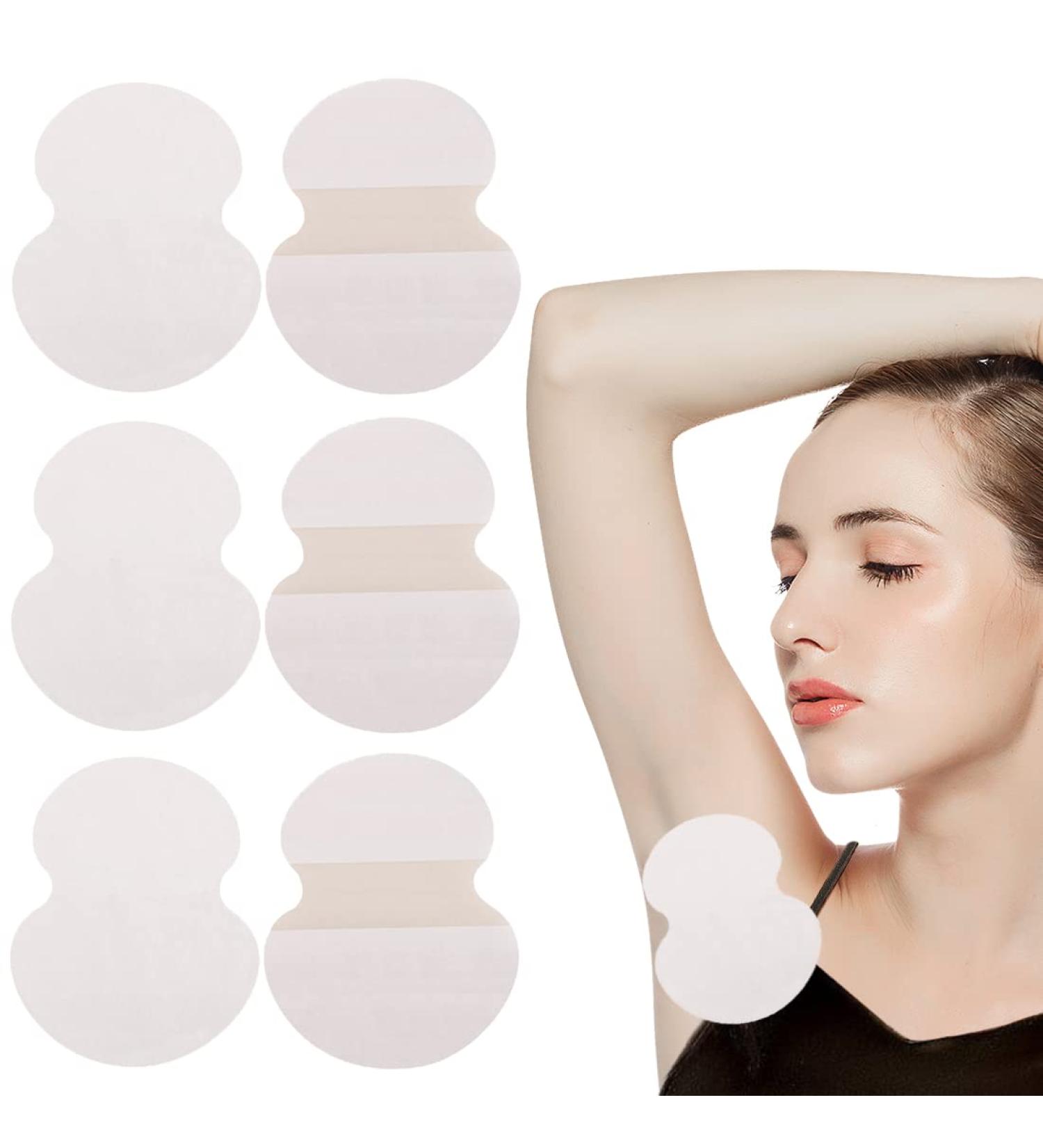 60 PCS Disposable Underarm Sweat Pads | Absorbent Armpit Shields for Excessive Sweat - Buy Online on GoSupps.com