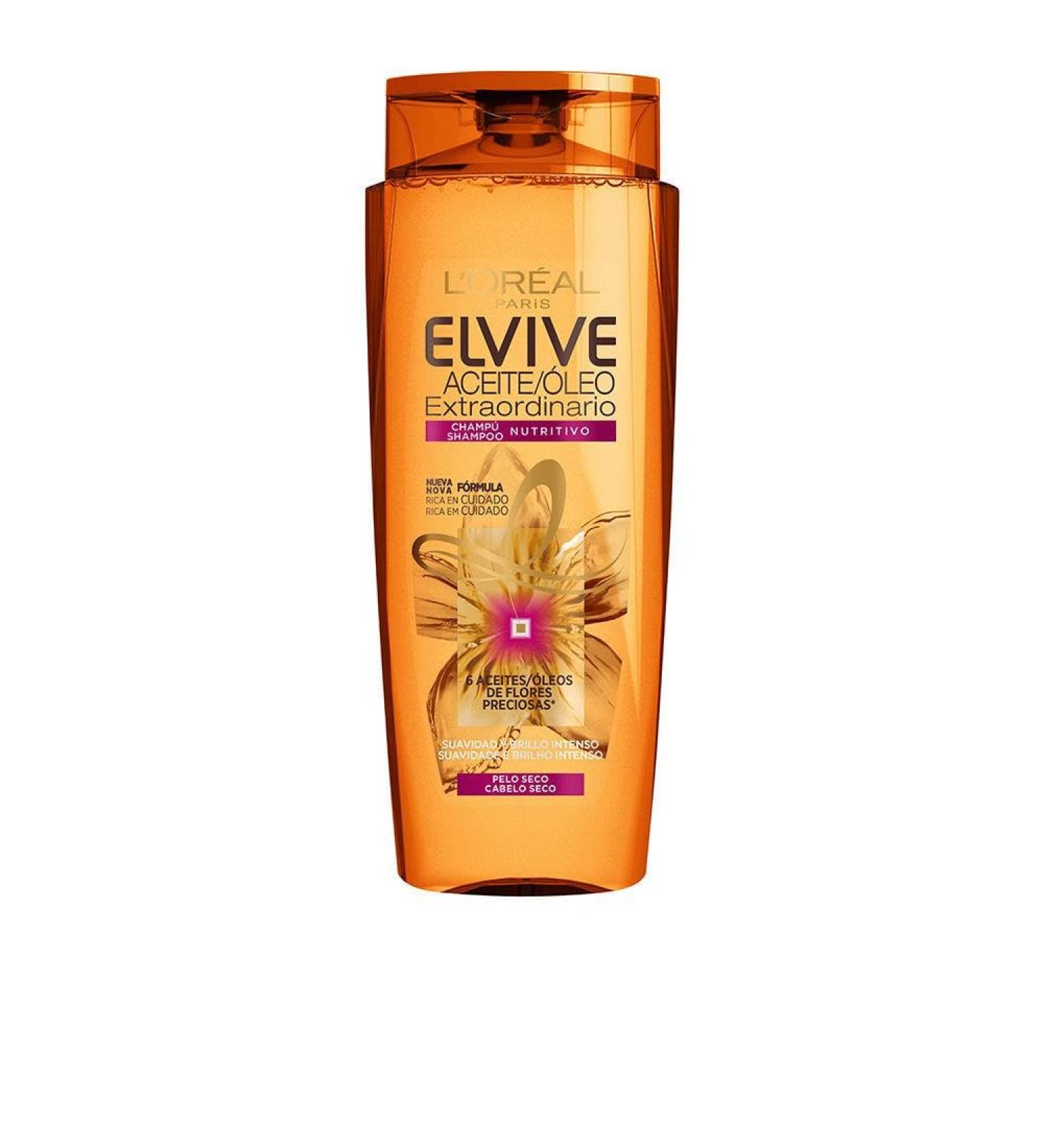 Elvive Els ve Huile Extraordinaire Shampooing Cheveux Secs