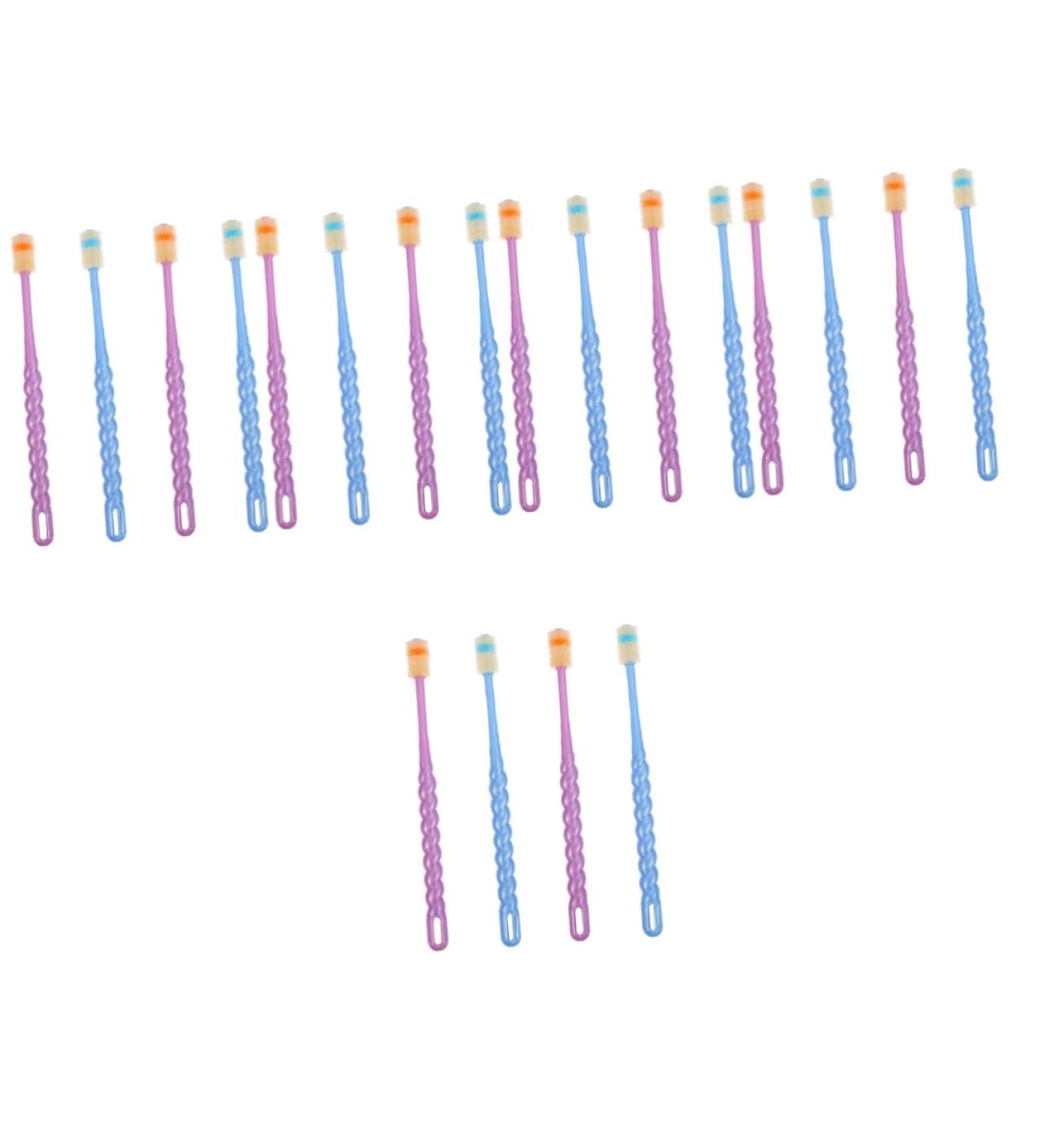 Buy Minkissy 360-Degree Baby Toothbrush - 20 Pieces | Best Infant Tooth Cleaning Brush for Children - Buy Online on GoSupps.com