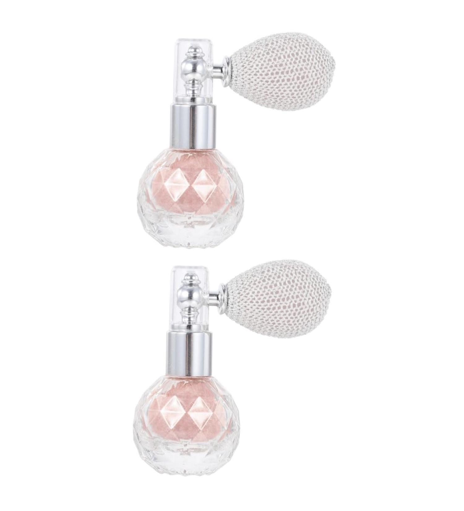 DOITOOL Body Glitter Spray 2 Pcs Body Air Bag Powder Perfume Powder Spraying Tool Loose Powder Sprayer Miss Glitter Powder Face Pinkx2pcs mediumx2pcs - Buy Online on GoSupps.com