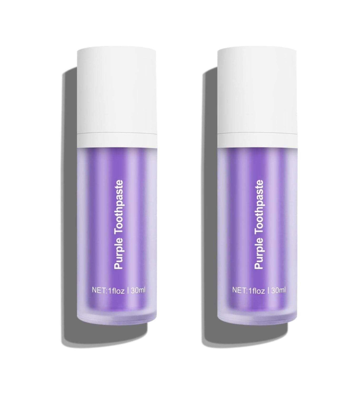 Purple Whitiful Toothpaste - Ultimate Whitening for White Teeth & Glowing Smile (2 Pack) - Lighten & Brighten Your Smile - Buy Online on GoSupps.com