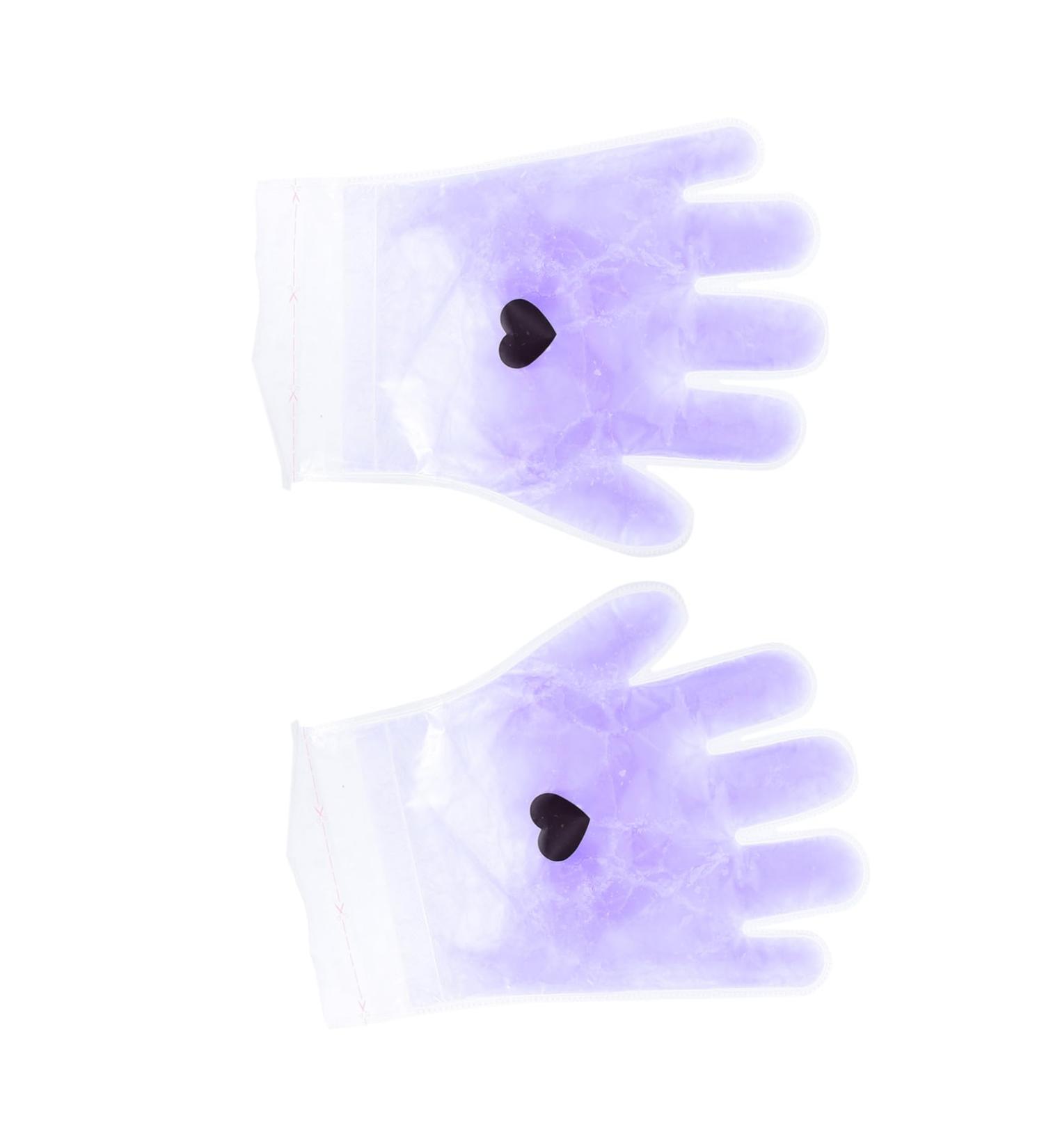 FRCOLOR Socks Pair Lavender Hand Set spa socks gel socks paraffin bath mitts Beauty Hand Cover paraffin bath for feet dry hands gloves purple portable Nursing supplies Paraffin Gloves - Buy Online on GoSupps.com