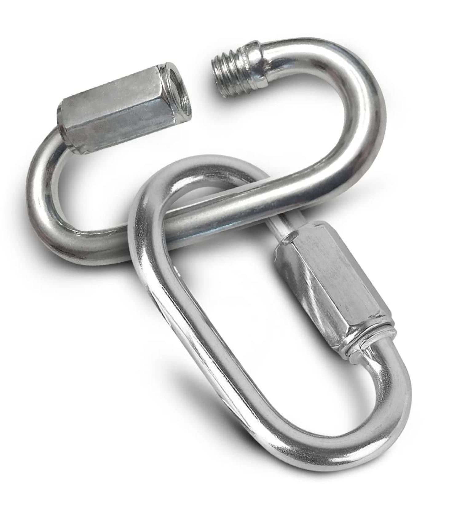 Yardware etcetera 3/16 inch Zinc Plated Chain Links 10 Pack - 620 lb Working Load Limit | Strong and Durable - Buy Online on GoSupps.com