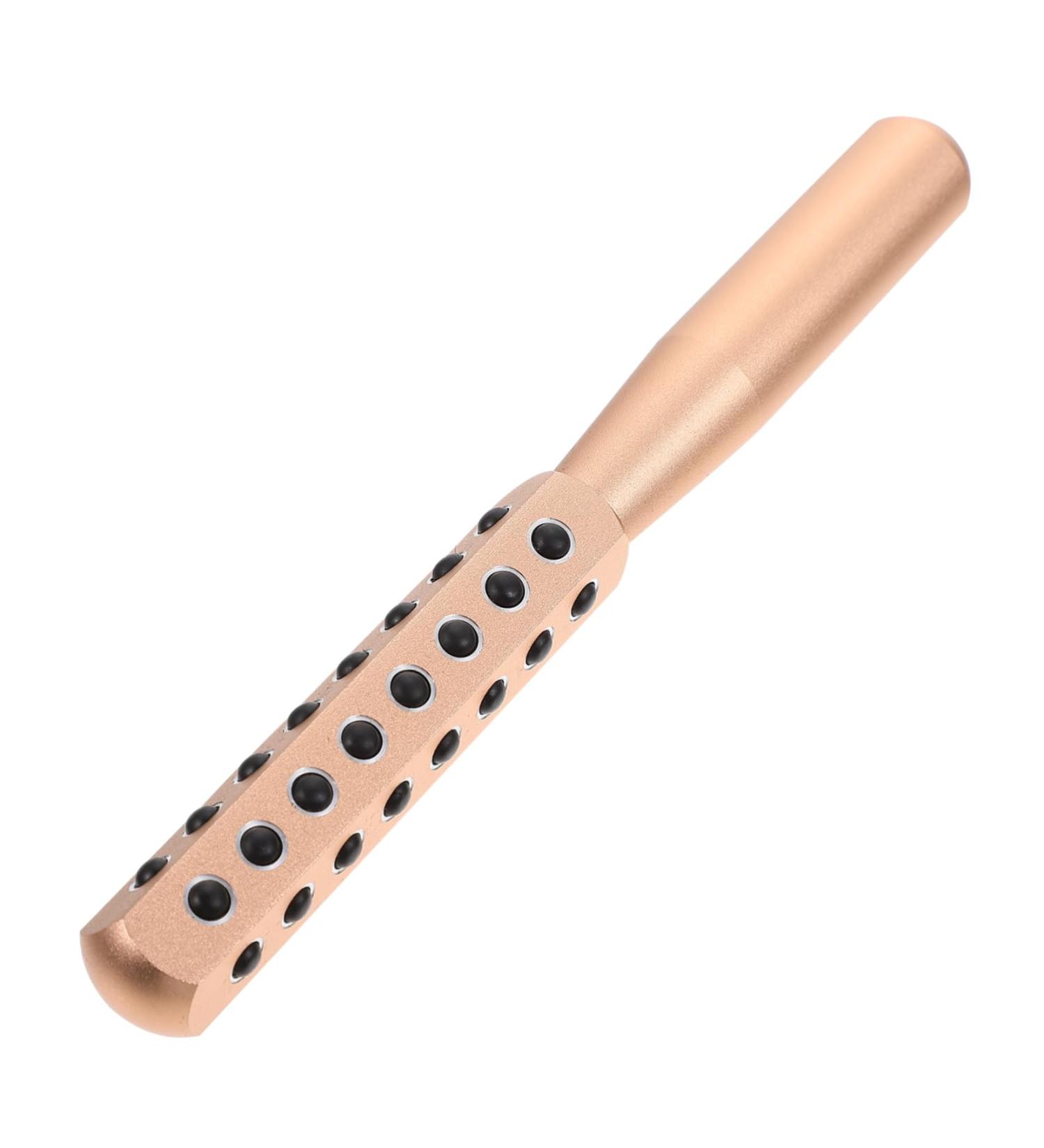 Healeved 1pc Make up Case Face Massage Stick Eye Massagers Practical Beauty Stick Beauty Massage Stick Mini Eye Protruding Ear Corrector Eye Tool Miss Beauty Instrument Manual 16.5X2cm Golden - Buy Online on GoSupps.com