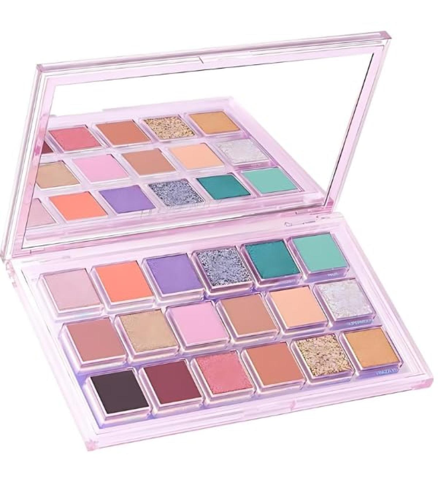  Generisch Eyeshadow palette in cosmic tones 18 colours 16.3 g intense metallic and matte colours for discreet day makeup and expressive evening looks with effect - Buy Online on GoSupps.com