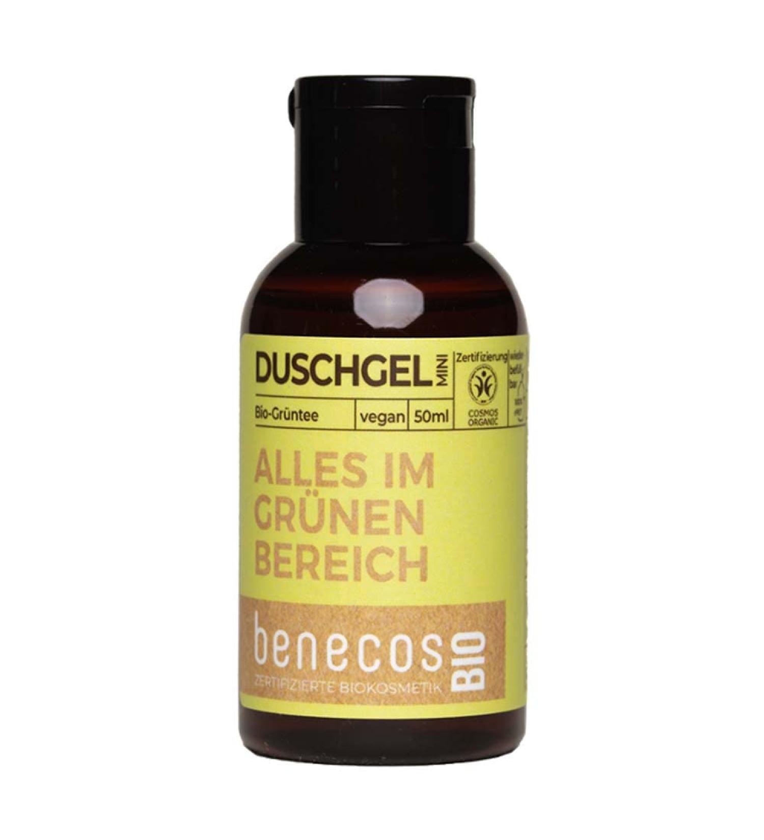 benecos BENECOS Green Tea Shower Gel Mini Travel Size 50ml