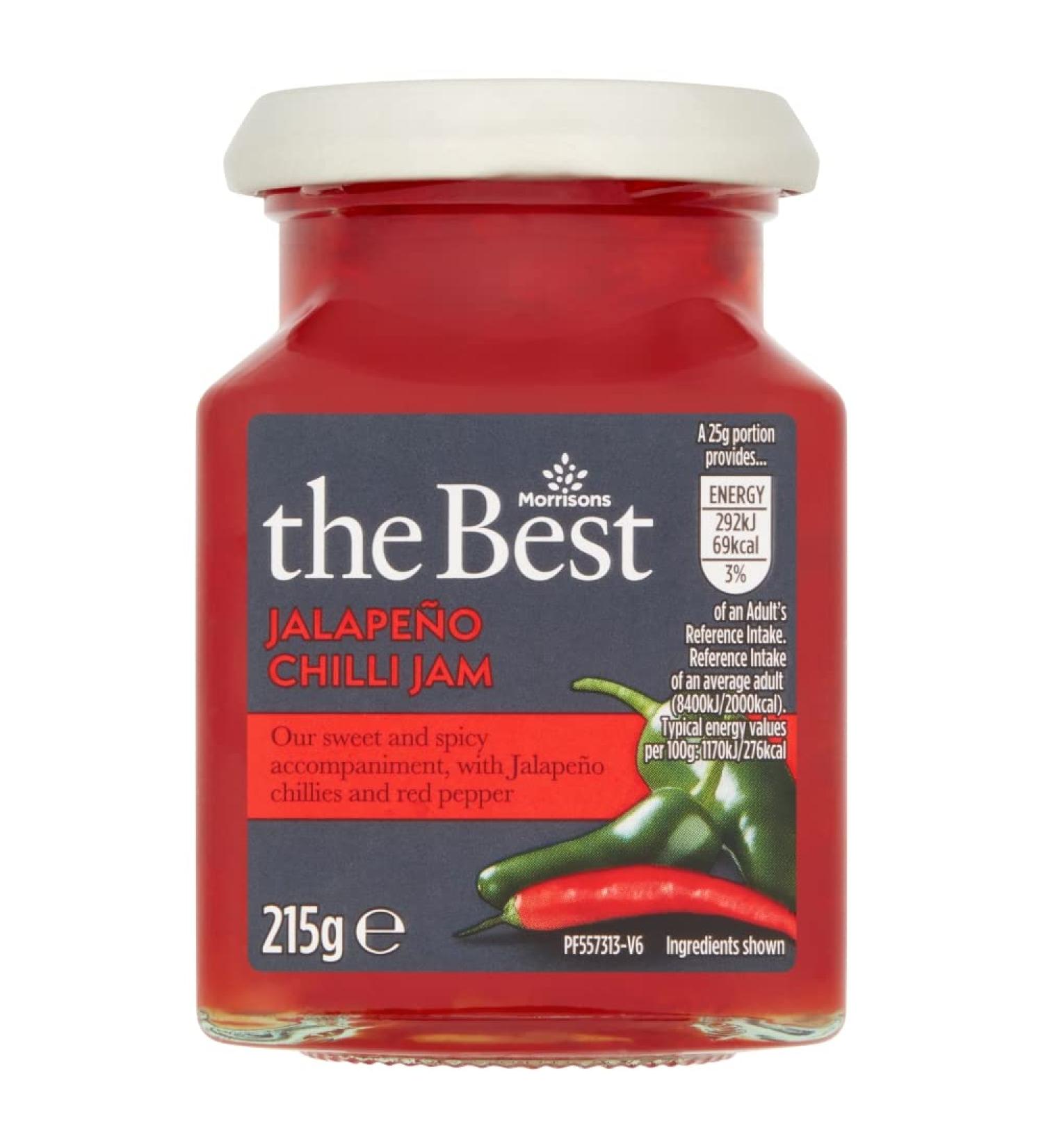 Morrisons Morrisons Best Jalapeno Chilli Jam Chutney 215 g