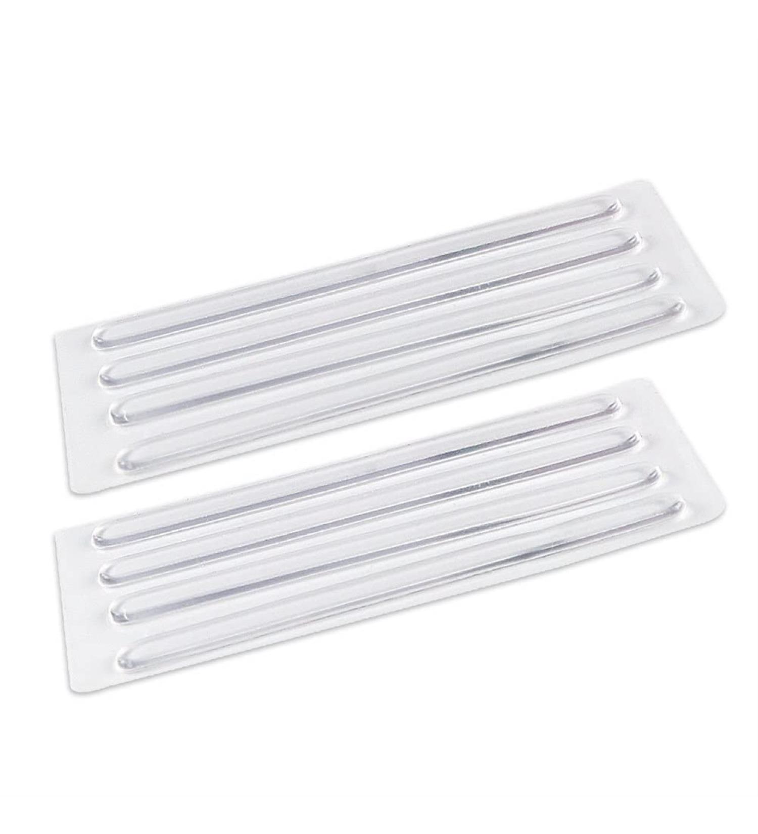 Heel Cushion Inserts Gel - Anti-Wear Non-Slip Heel Protectors for Men | Premium Plantar Fasciitis Support & Cracked Heel Relief (Large Clear - Buy Online on GoSupps.com