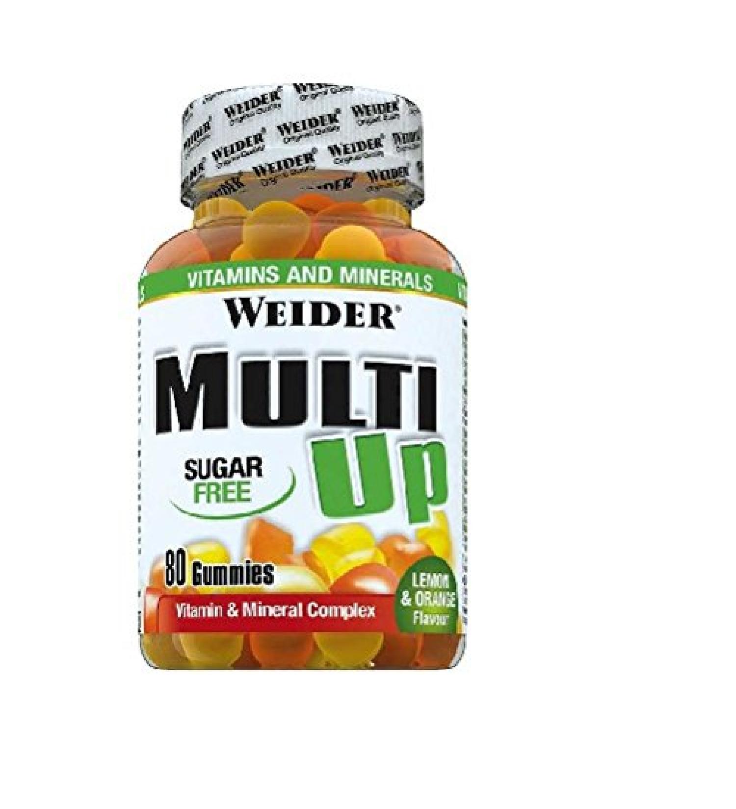 Weider Multi Up 80 Gummies Orange Lemon