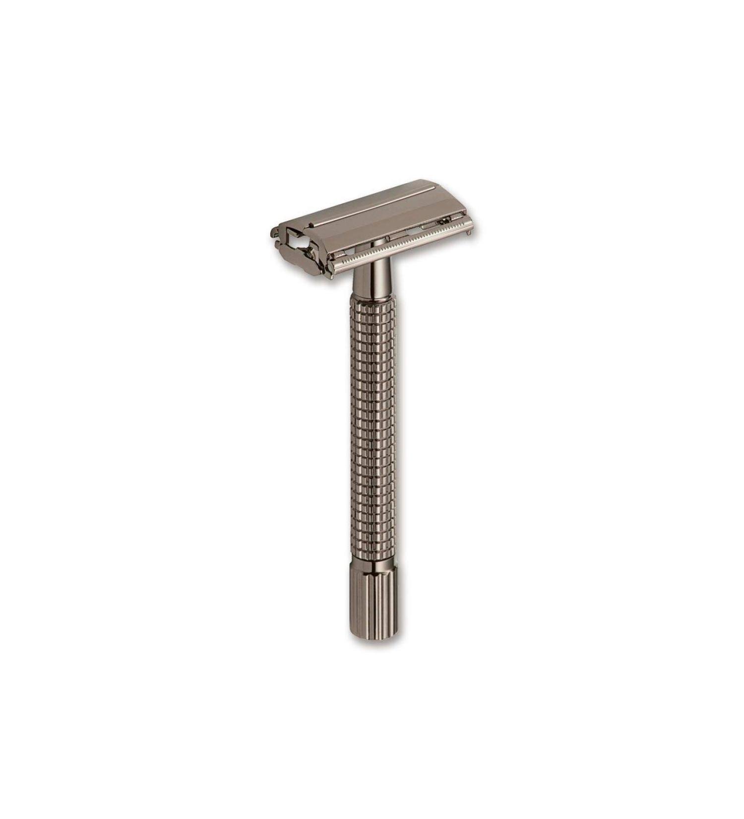 B ker Plus Manufaktur Solingen Safety Razor Butterfly L Gunmetal Grey