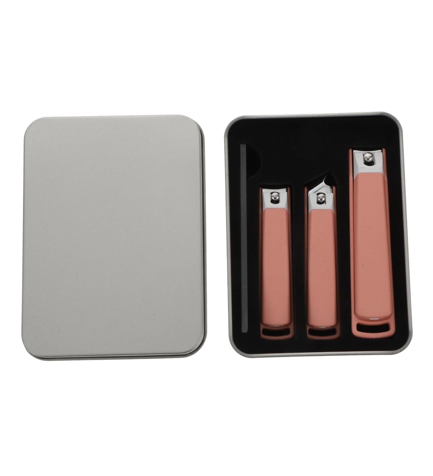 1set Anti-Splash Nail Clippers Toe Nail Scissors Fingernails Clippers and Toenails Clippers Fingernail File Nails Household Nail Scissors Abs Manicure Pedicure Scissors - Buy Online on GoSupps.com