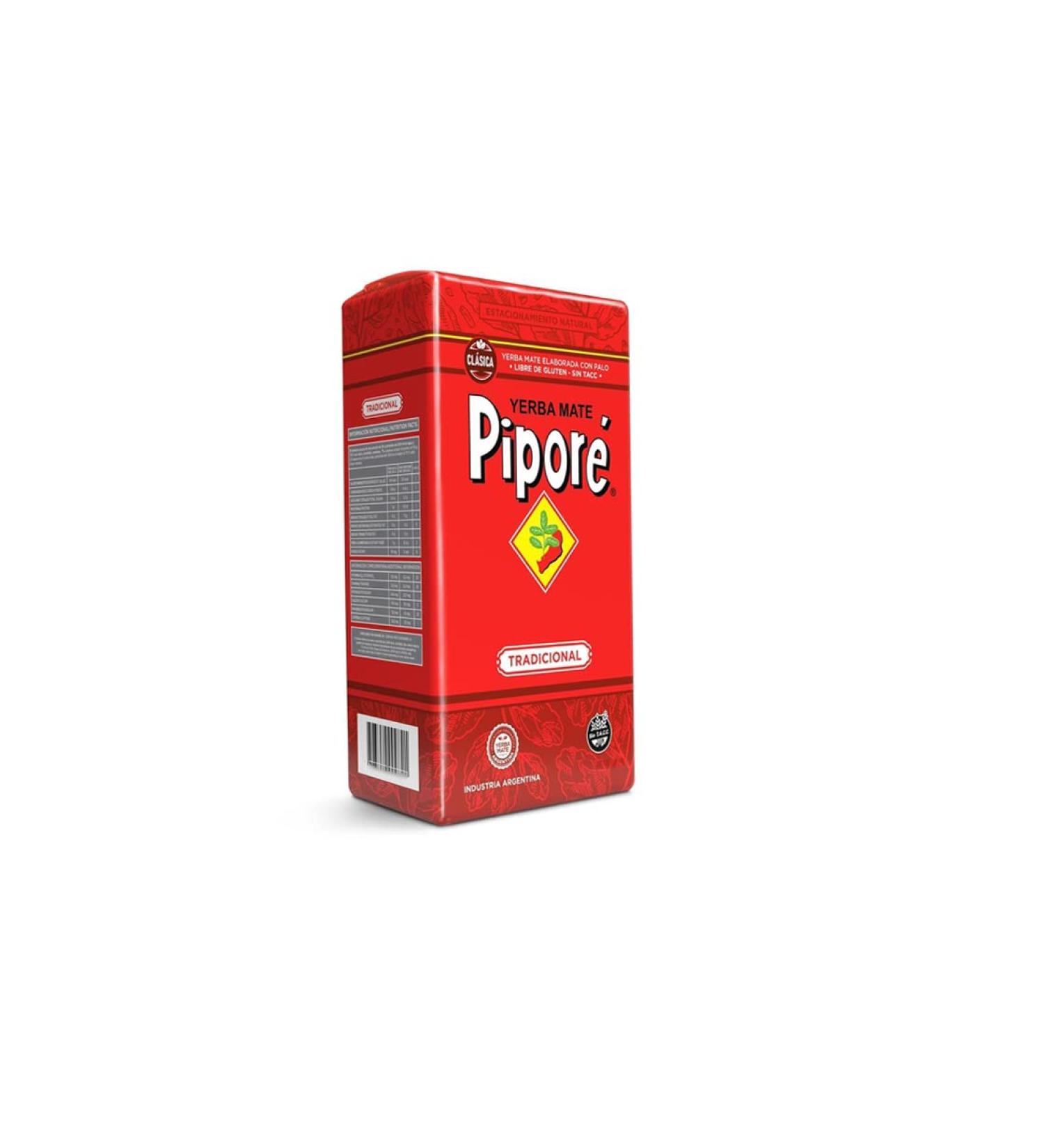Yerba Mate Pipore 500g - Premium South American Herbal Tea - Buy Online on GoSupps.com