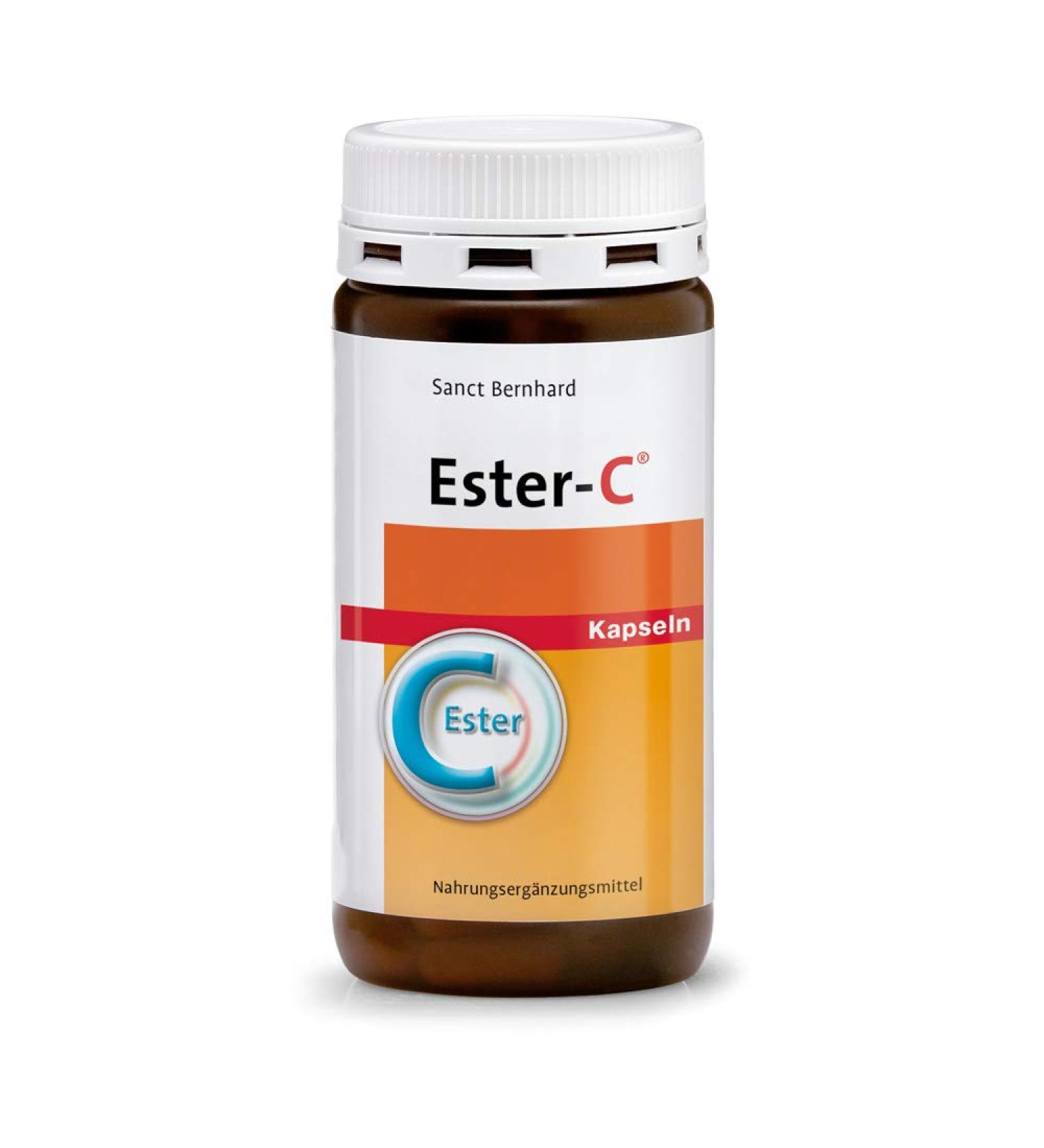 Sanct Bernhard Ester-C capsules stomach-friendly rapid absorption into the blood content 120 capsules