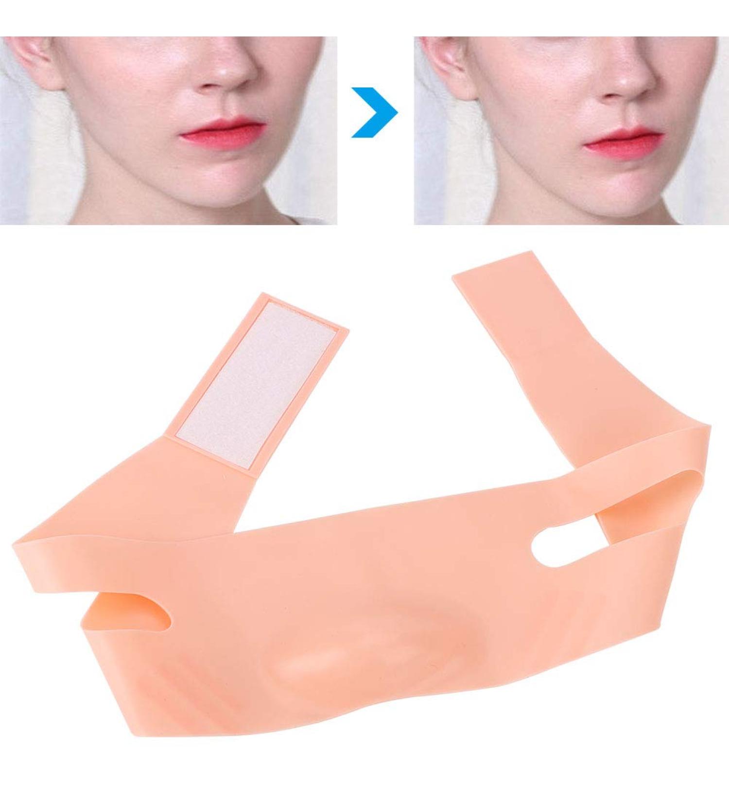 V Shaped Slimming Face Mask | Pain-Free Facial Lifting Strap | Thin-Face Bandages | Double Chin Reduction Belts for Women - Buy Online on GoSupps.com