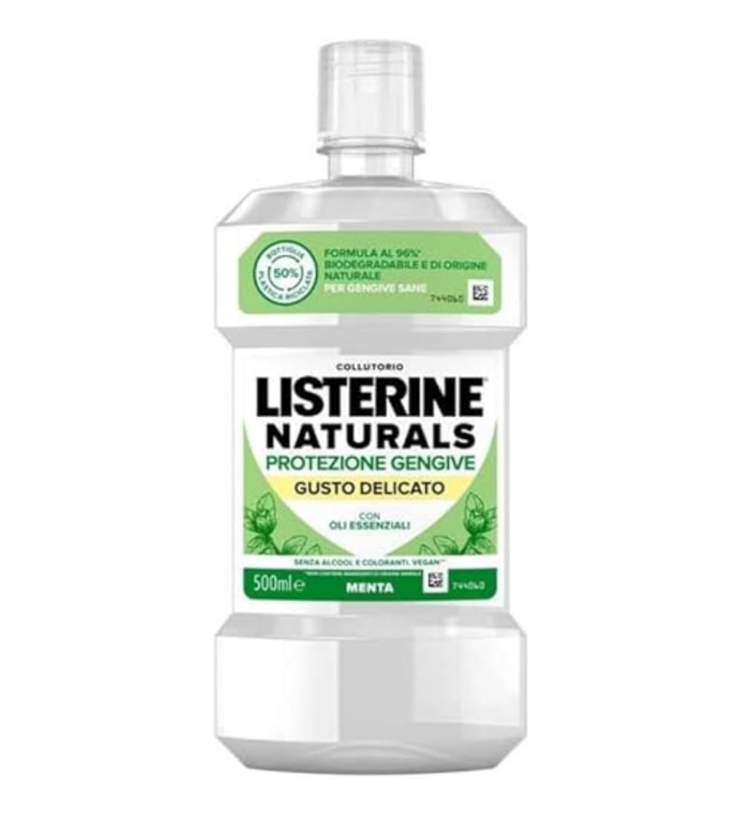 Listerine Naturals Mouthwash Gentle Protection Gentle Taste 500 ml