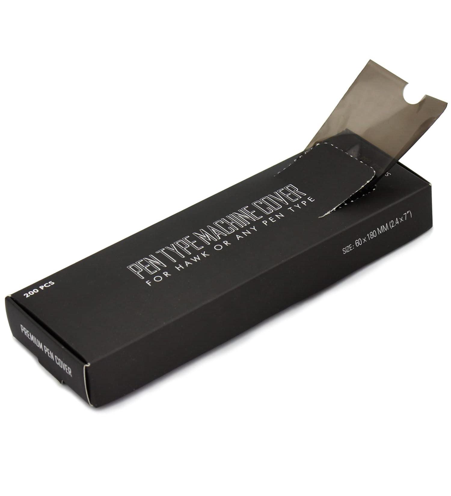 Denergy 200pcs Large Tattoo Pen Machine Covers - Disposable Cartridge Sleeves for Tattoo Grip - Tattoo Pen Sleeve Bags - Buy Online on GoSupps.com