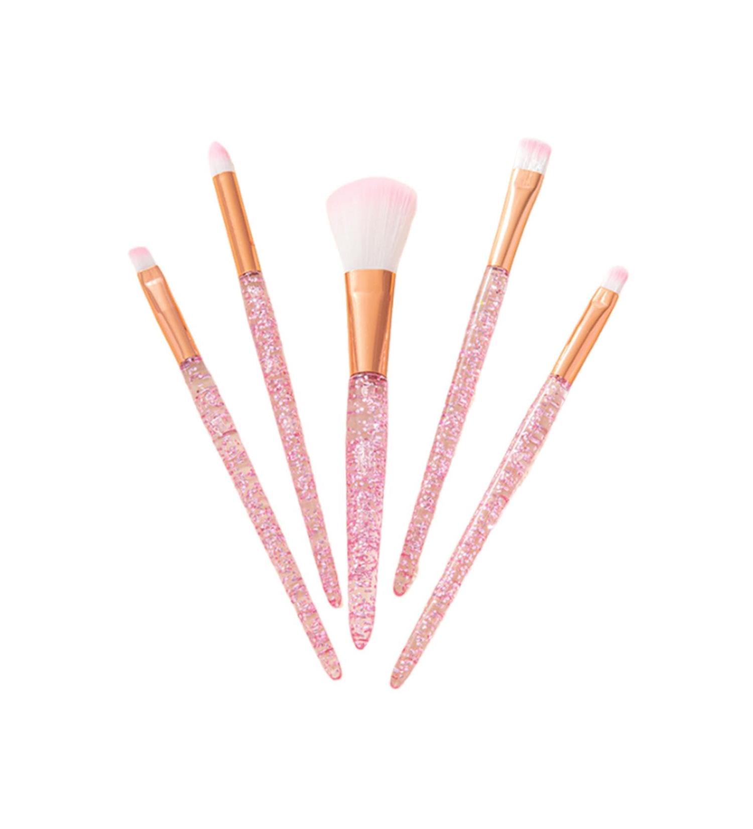 Generic 5x Glitter Makeup Brush Make up Blending Brush Eye Shadow Brush Eye Make up for Adults Pink - Buy Online on GoSupps.com