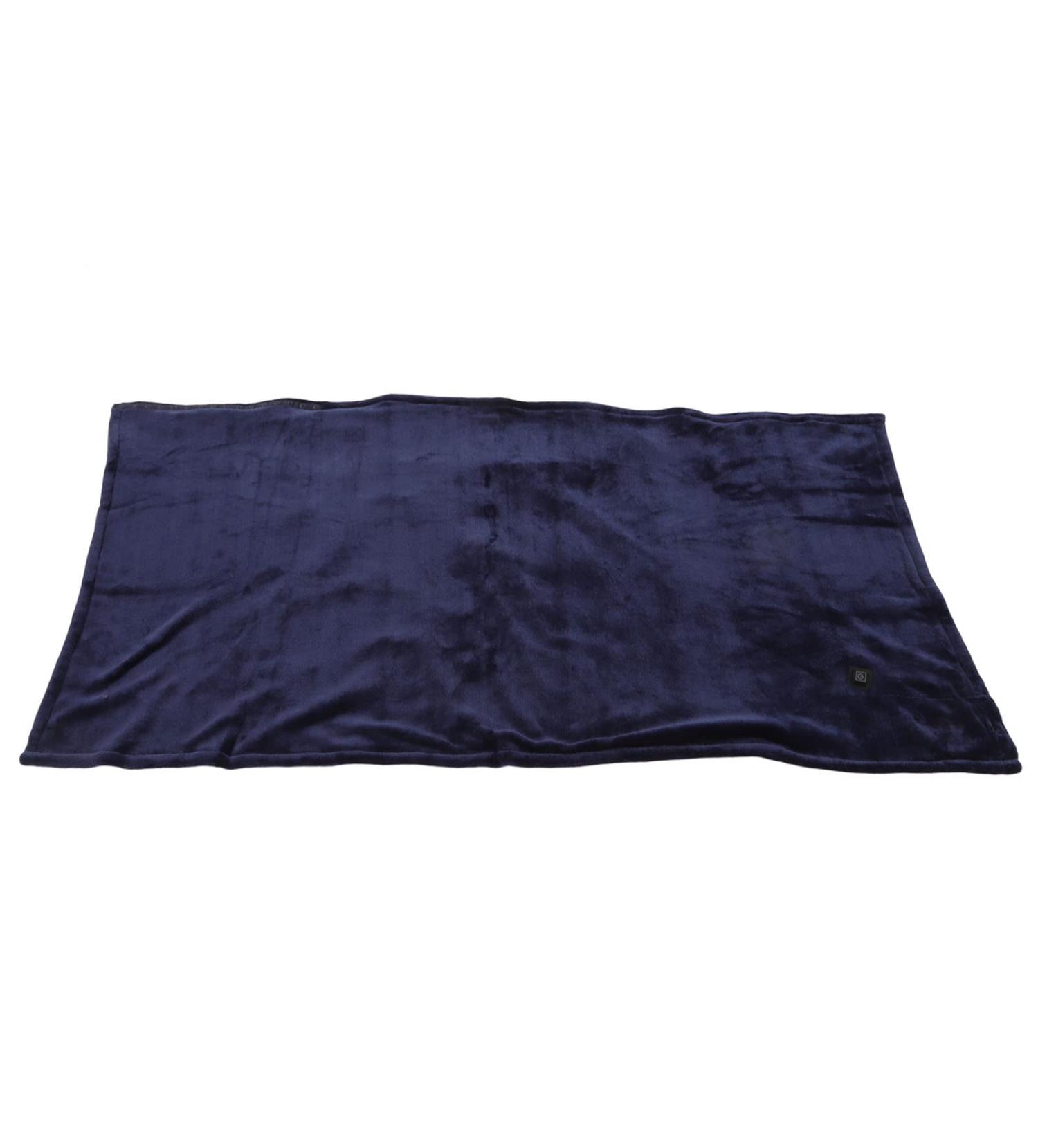 TOPINCN USB Heating Blanket - Electric Heated Throw Adjustable 3 Levels Soft Polyacrylonitrile Fiber Cozy Royal Blue - Perfect for Living Room & Travel - Buy Online on GoSupps.com