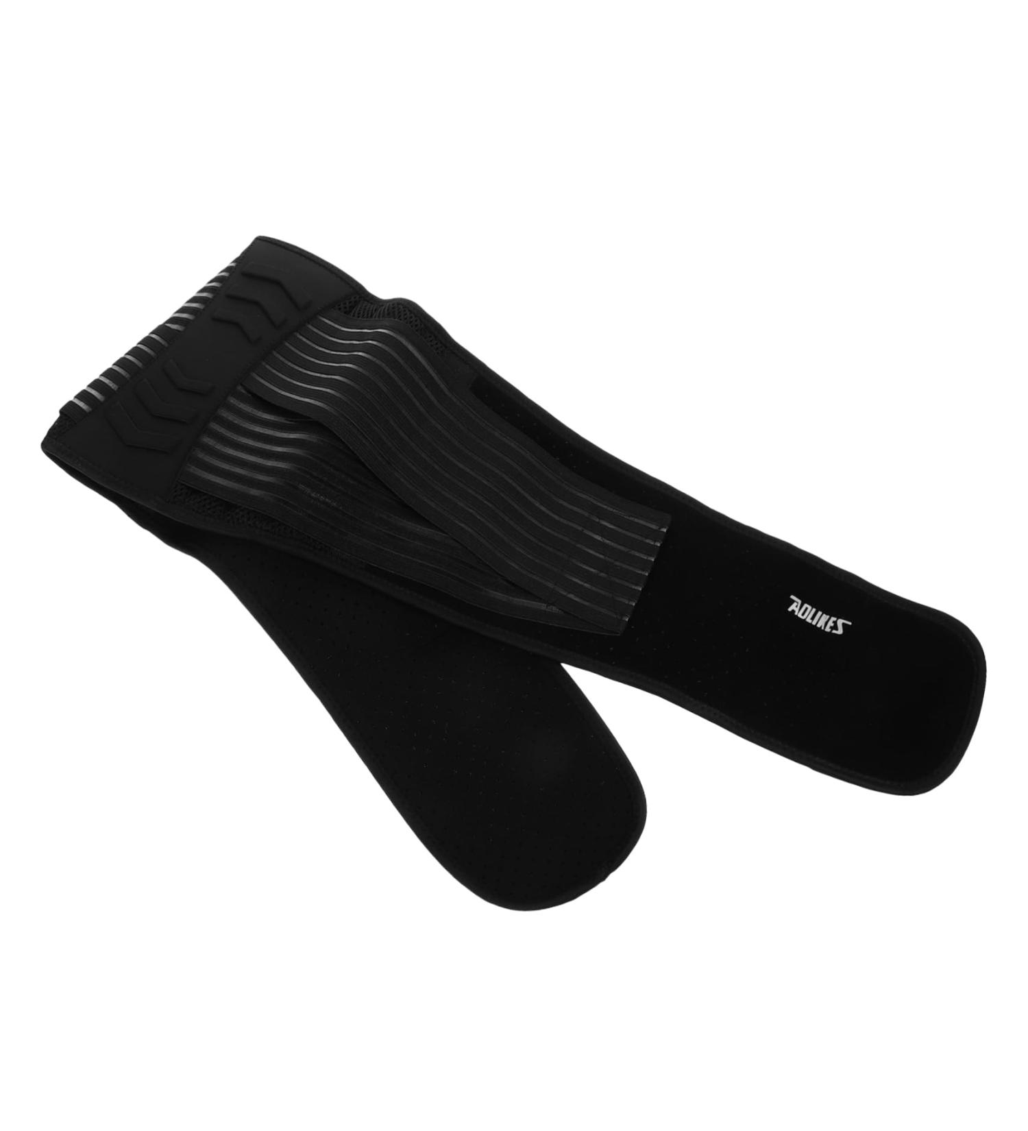 Buy Adjustable Waist Support Belt for Women | Lumbar Support Back Brace & Fitness Trainer - Breathable Leather for Men - Buy Online on GoSupps.com