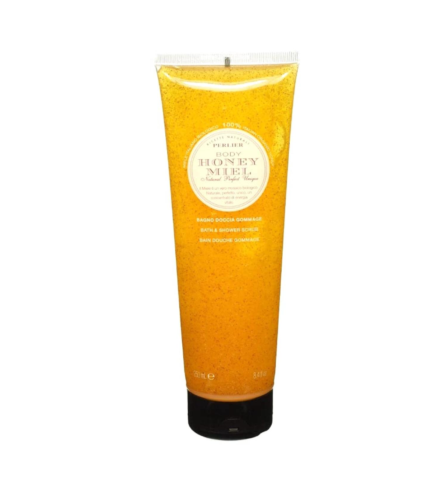 Perlier Honey Bath & Shower Scrub 250ml | Luxurious Exfoliating Formula | International Shipping Available - Buy Online on GoSupps.com