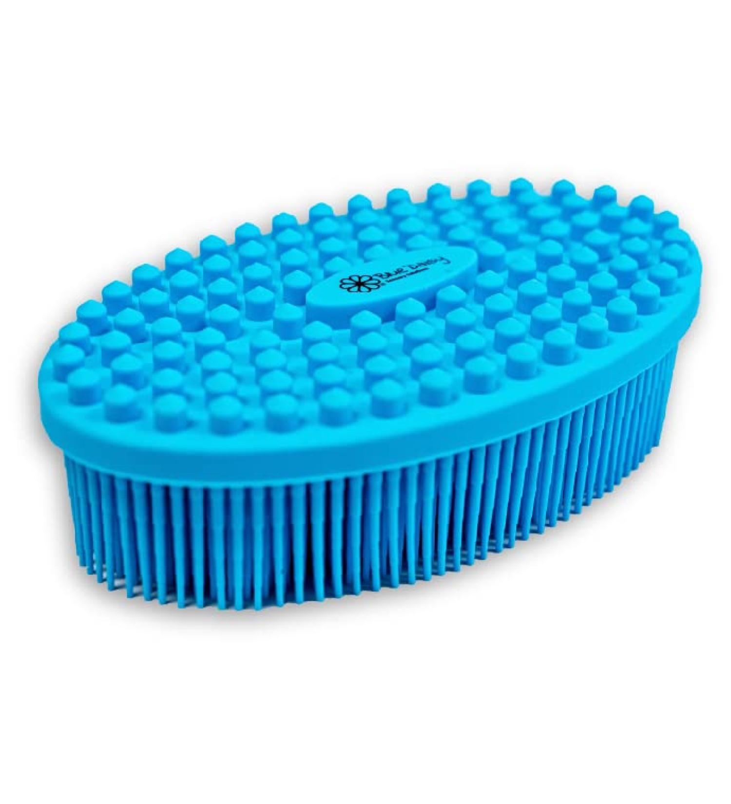 Shiggy Long Bristles Anxiety Trichotillomania Sensory Brush - Stress Relief & Focus Enhancement (Light Blue) - Buy Online on GoSupps.com