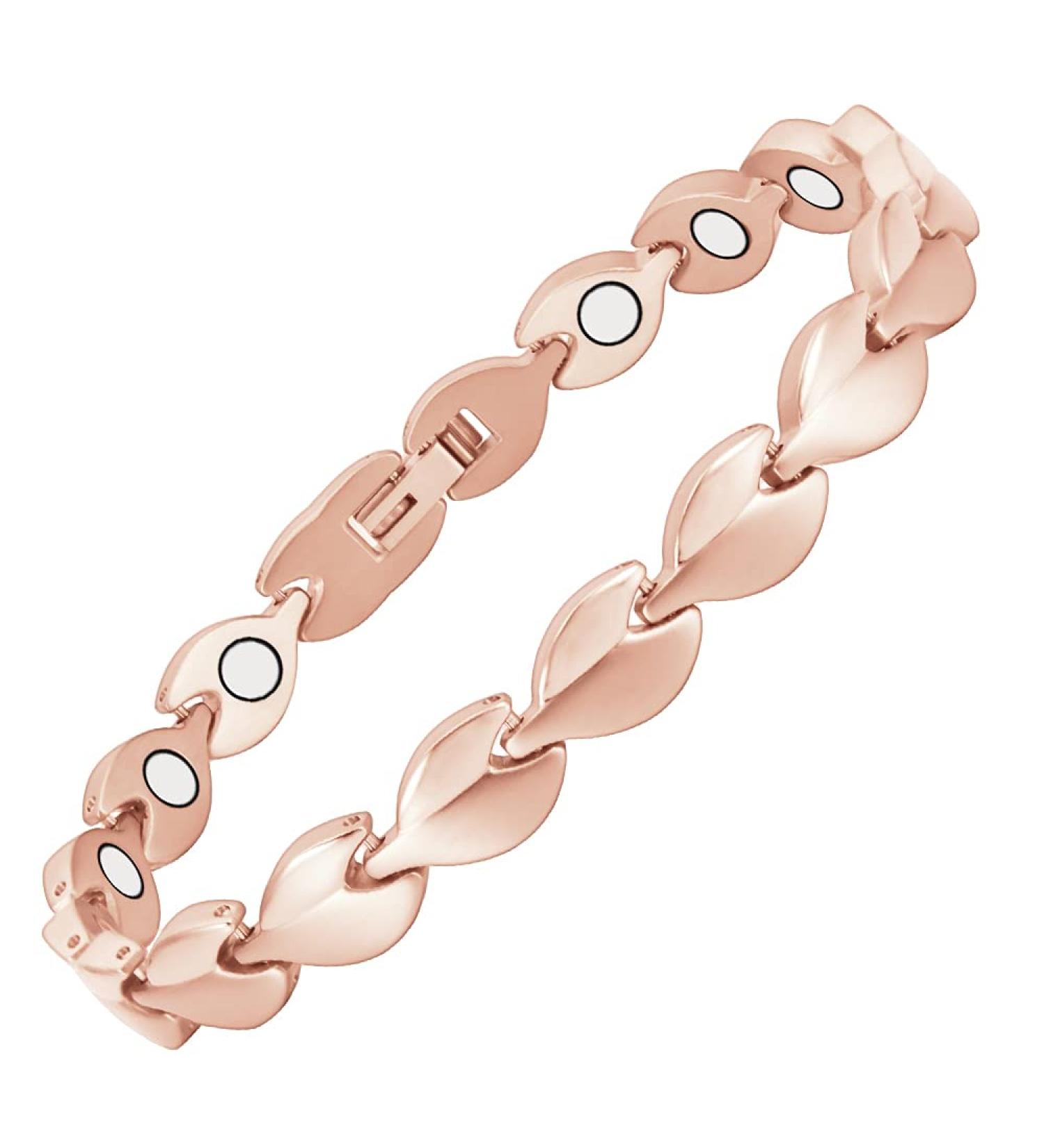 Yino TAC-0088S Titanium Anklets for Women - Pain Relief Magnetic Bracelets 24cm/8mm - Enhance Wellness & Style - Buy Online on GoSupps.com