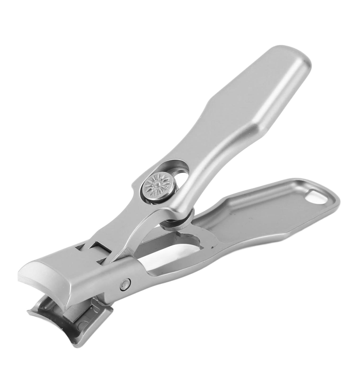 Stainless Steel Nail Clipper Wide Jar Openning Fingernail Toenail Clipper for Thick Nails 16mm - Buy Online on GoSupps.com