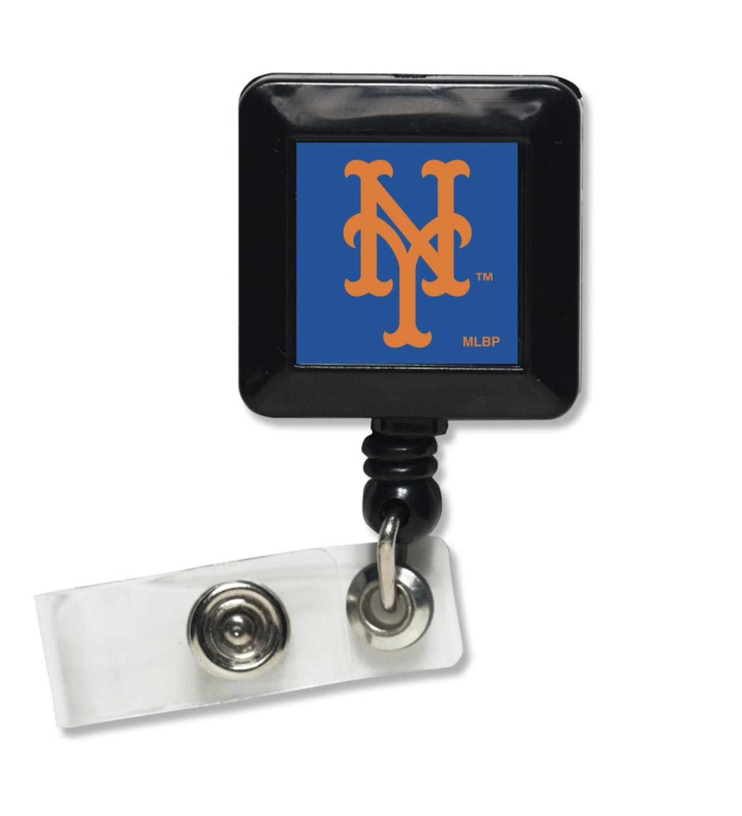 WinCraft MLB Retractable Badge Holder New York Mets