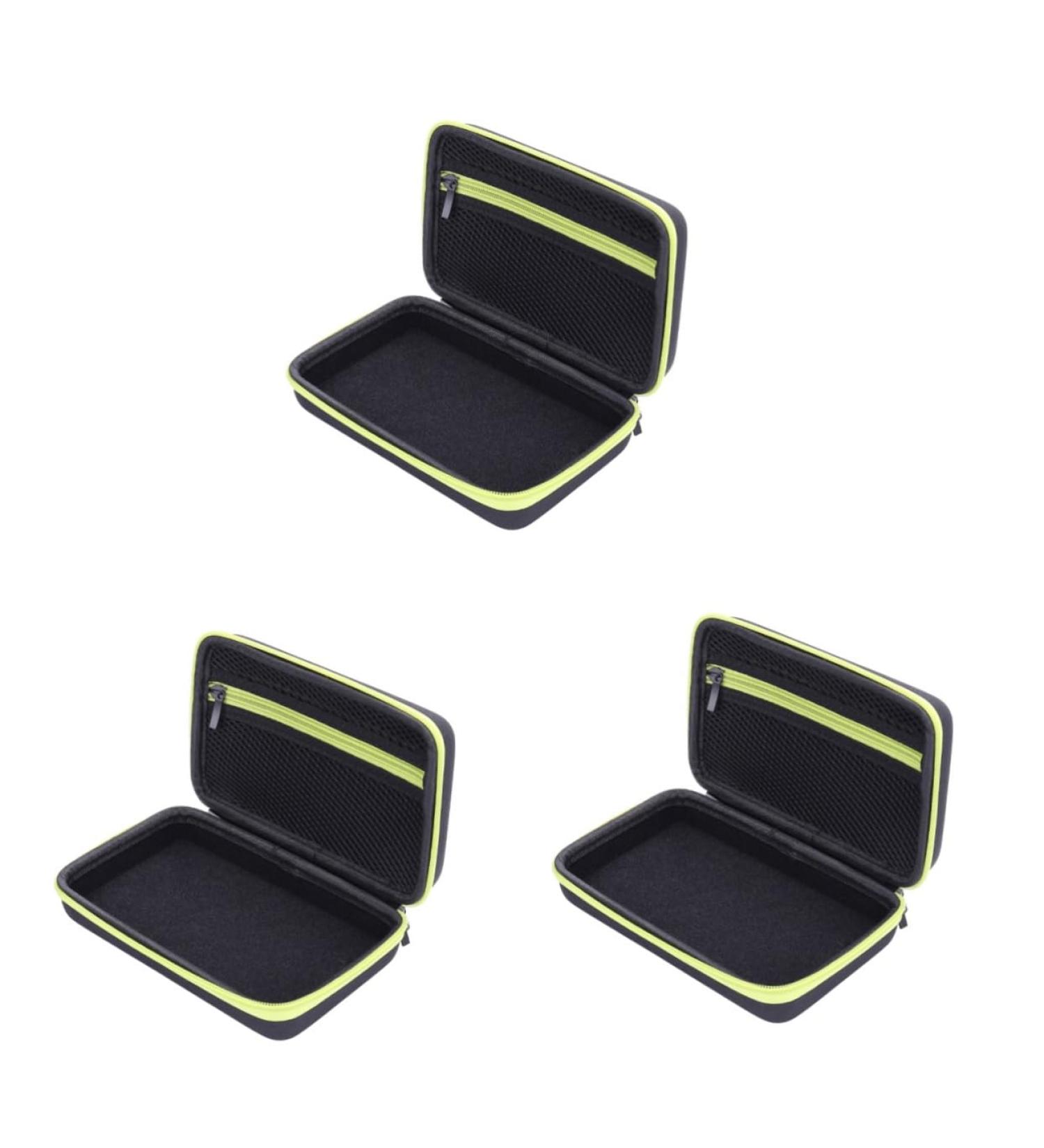 Doitool 3 Series Razor Travel Case - Protective Storage Bag for Razors | Zip Holder & Flock Pocket | 1PCSx3PCs Green - Buy Online on GoSupps.com